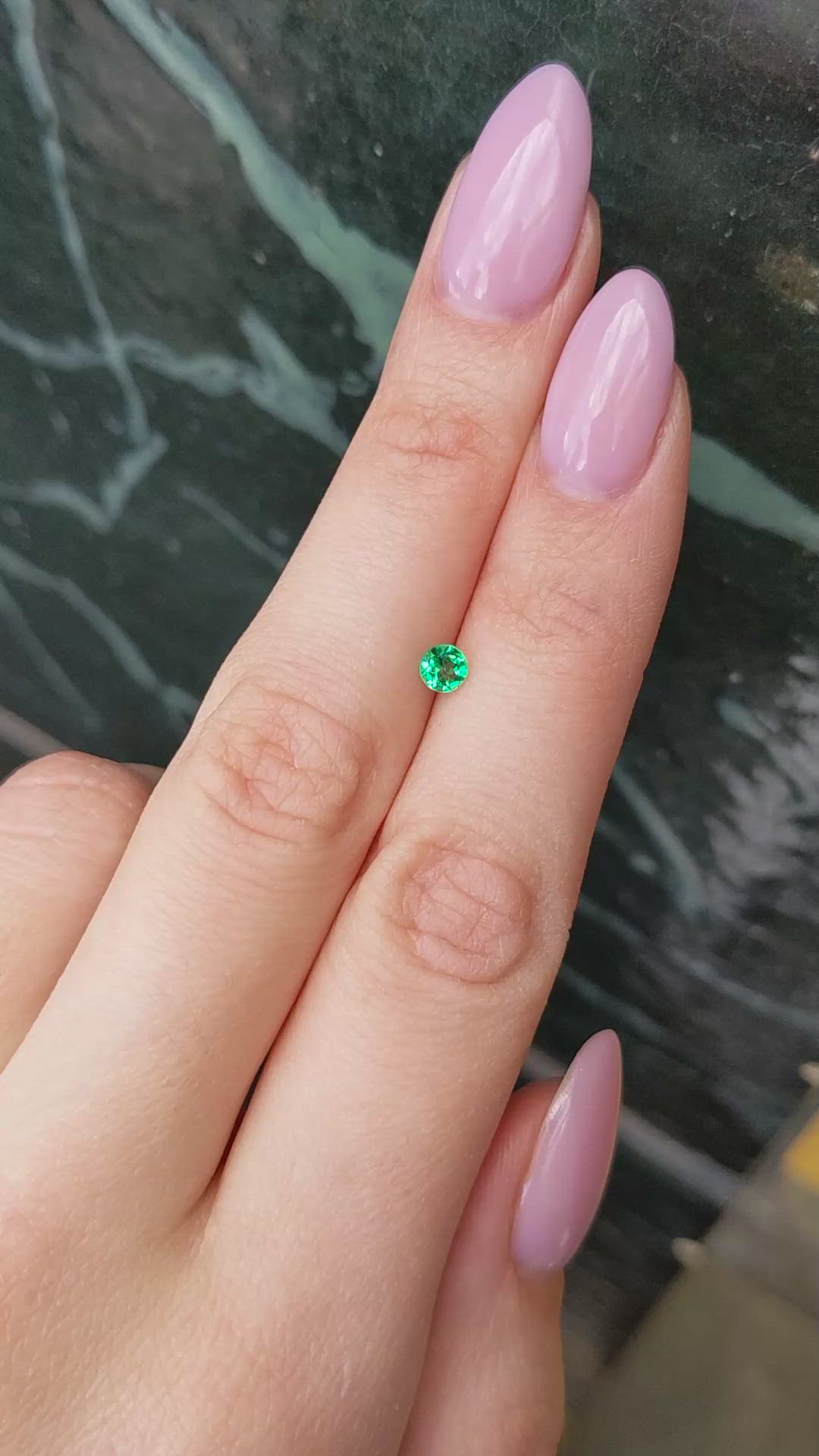 0.25 Ct. Emerald from Afghanistan Size Video