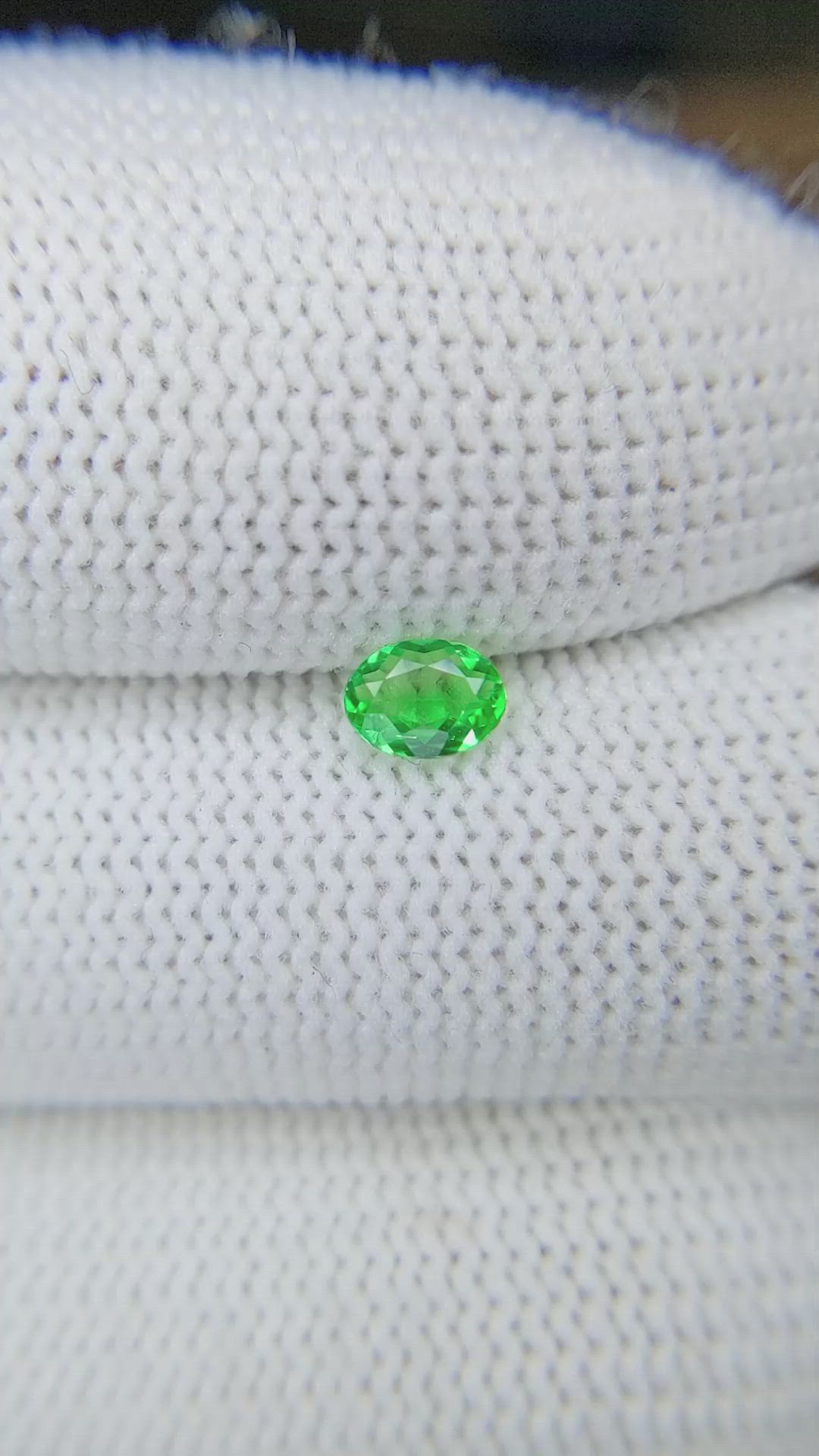 0.28 Ct. Emerald from Afghanistan Size Video