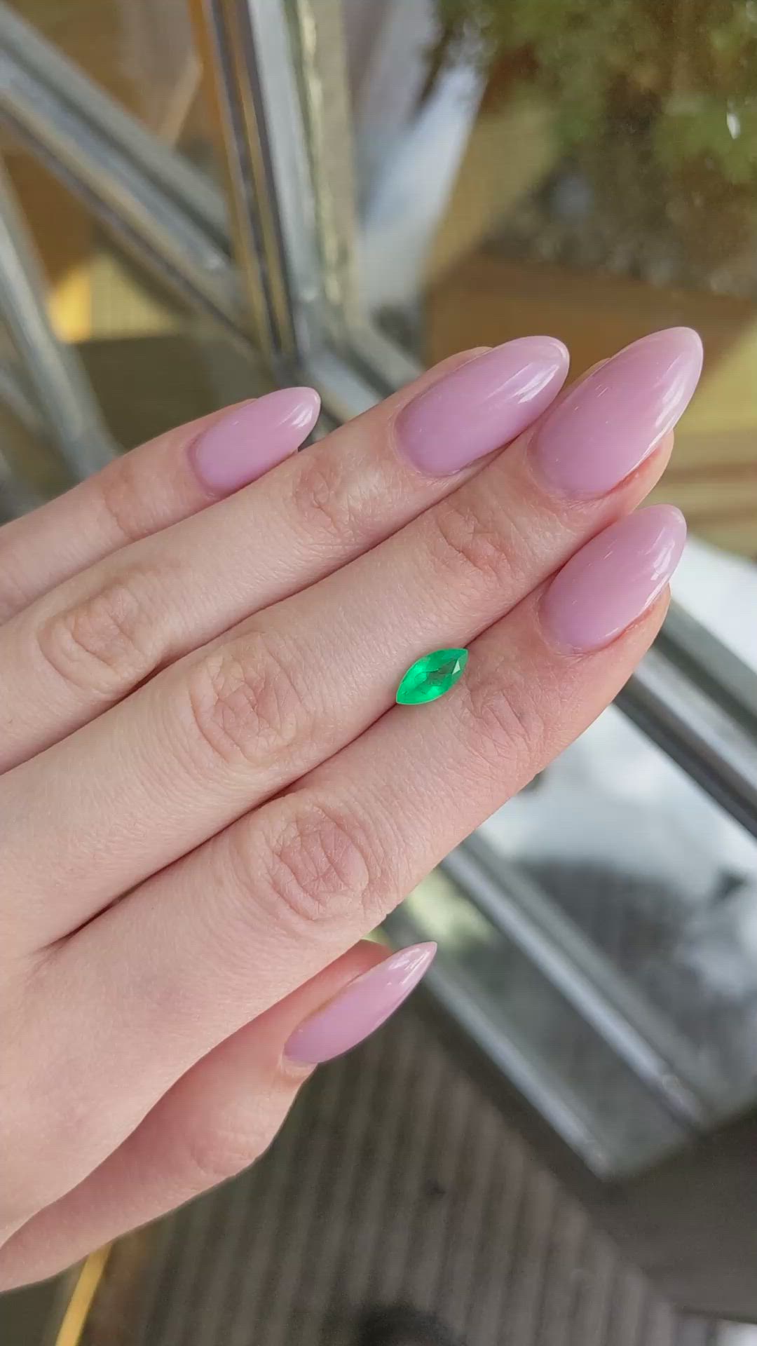 0.85 Ct. Emerald from Afghanistan Size Video