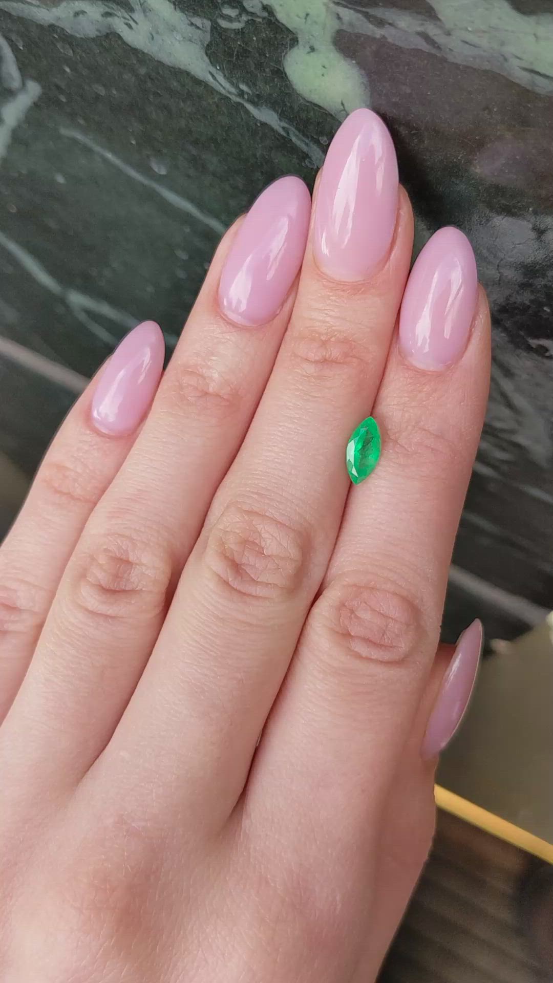 0.85 Ct. Emerald from Afghanistan Size Video