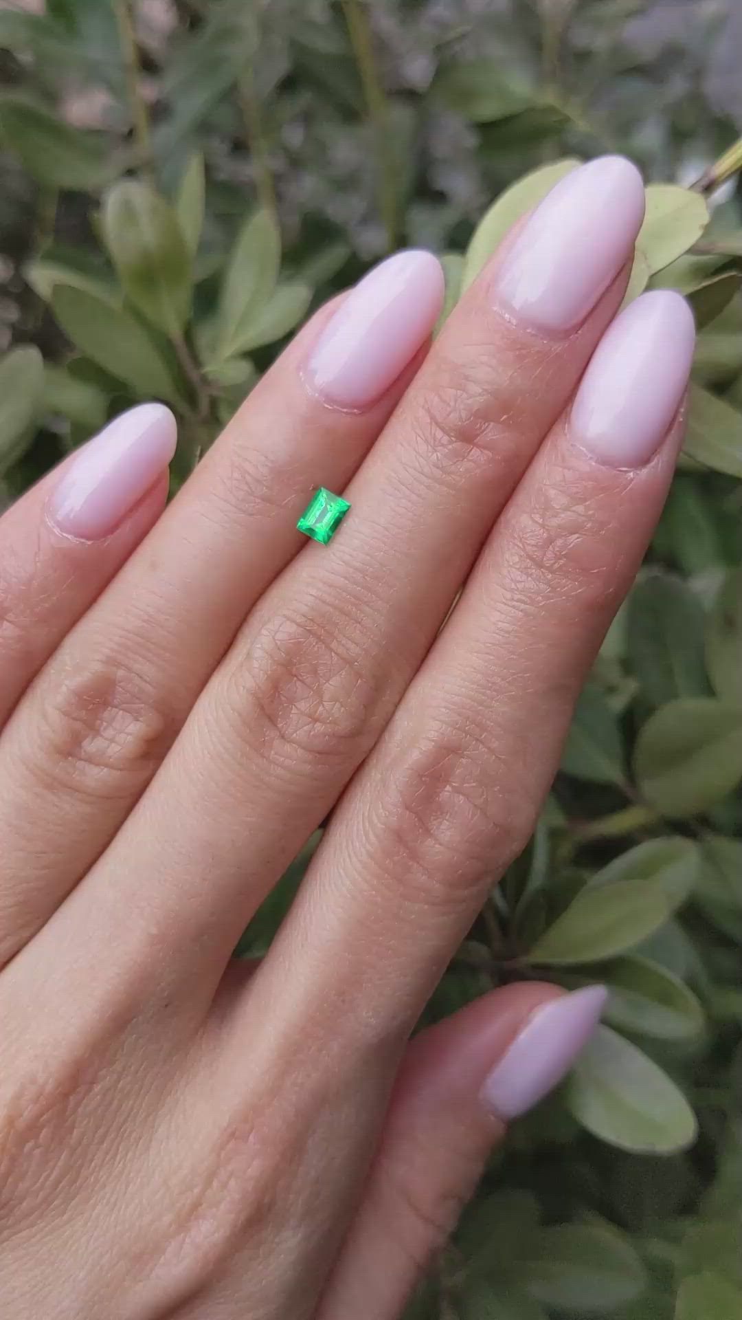 0.27 Ct. Emerald from Afghanistan Size Video