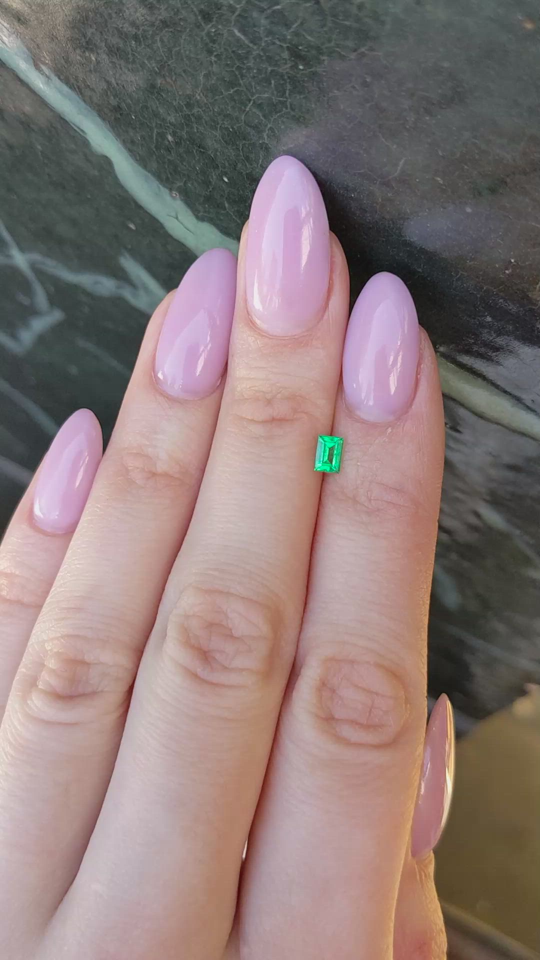 0.32 Ct. Emerald from Afghanistan Size Video