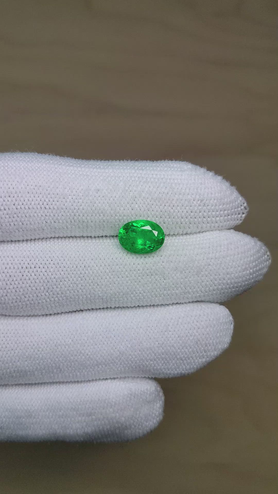 2.07 Ct. Emerald from Russia Size Video