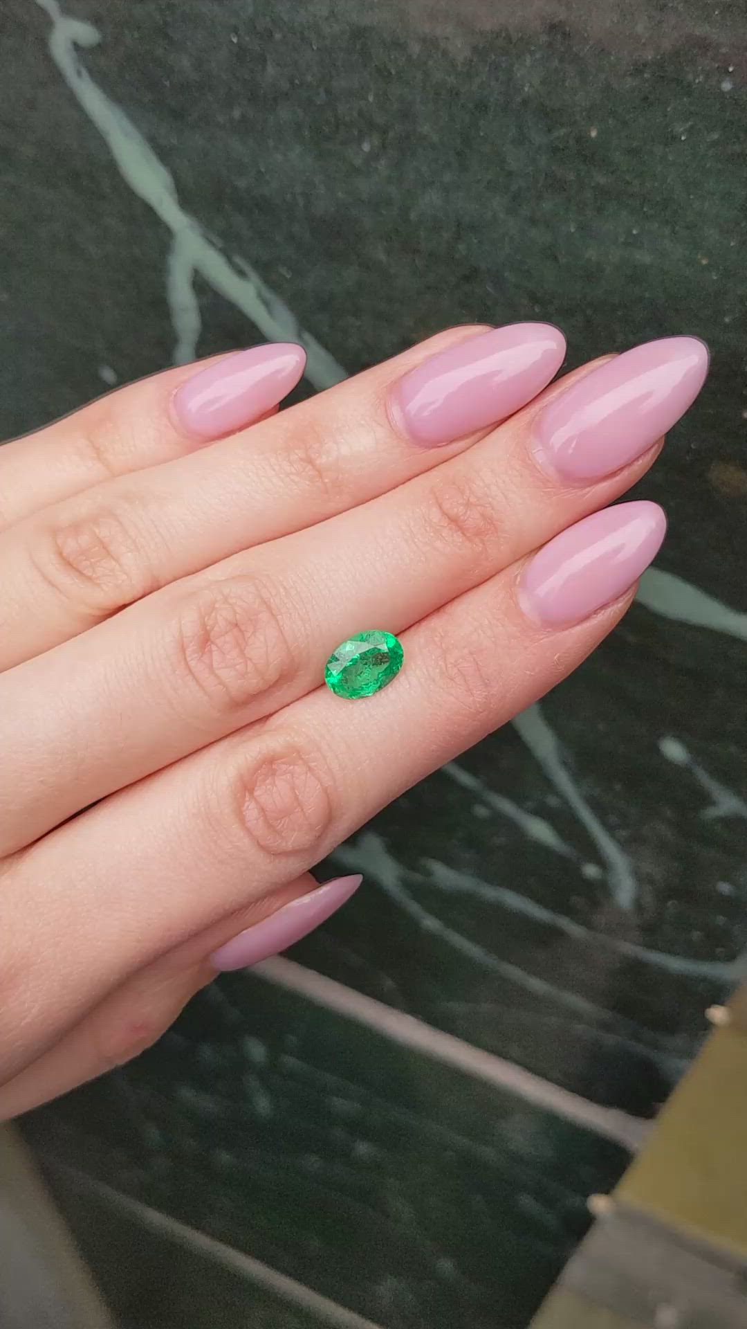 2.07 Ct. Emerald from Russia Size Video