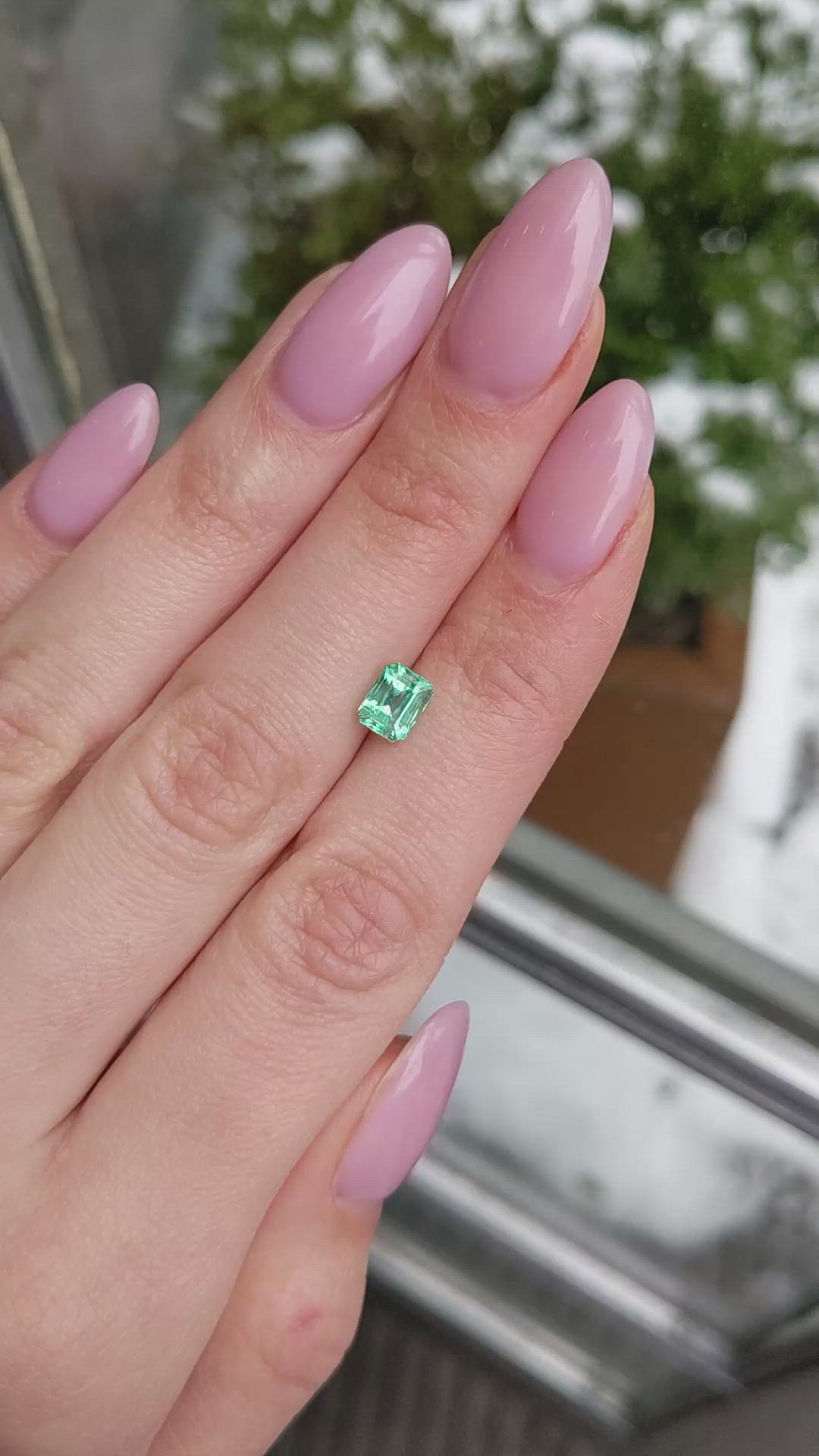 1.03 Ct. Emerald from Russia Size Video
