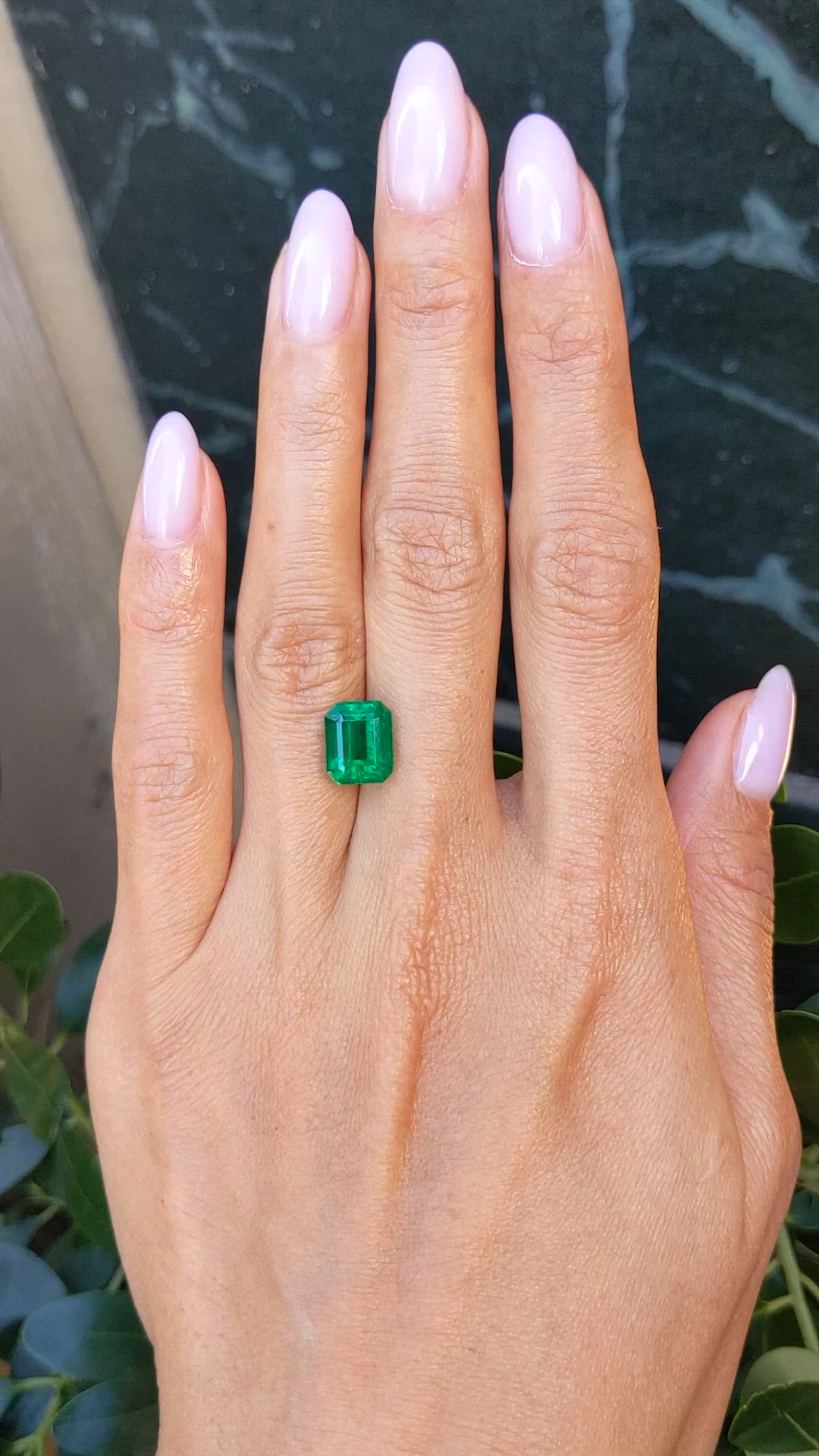 3.75 Ct. Emerald from Zambia Size Video