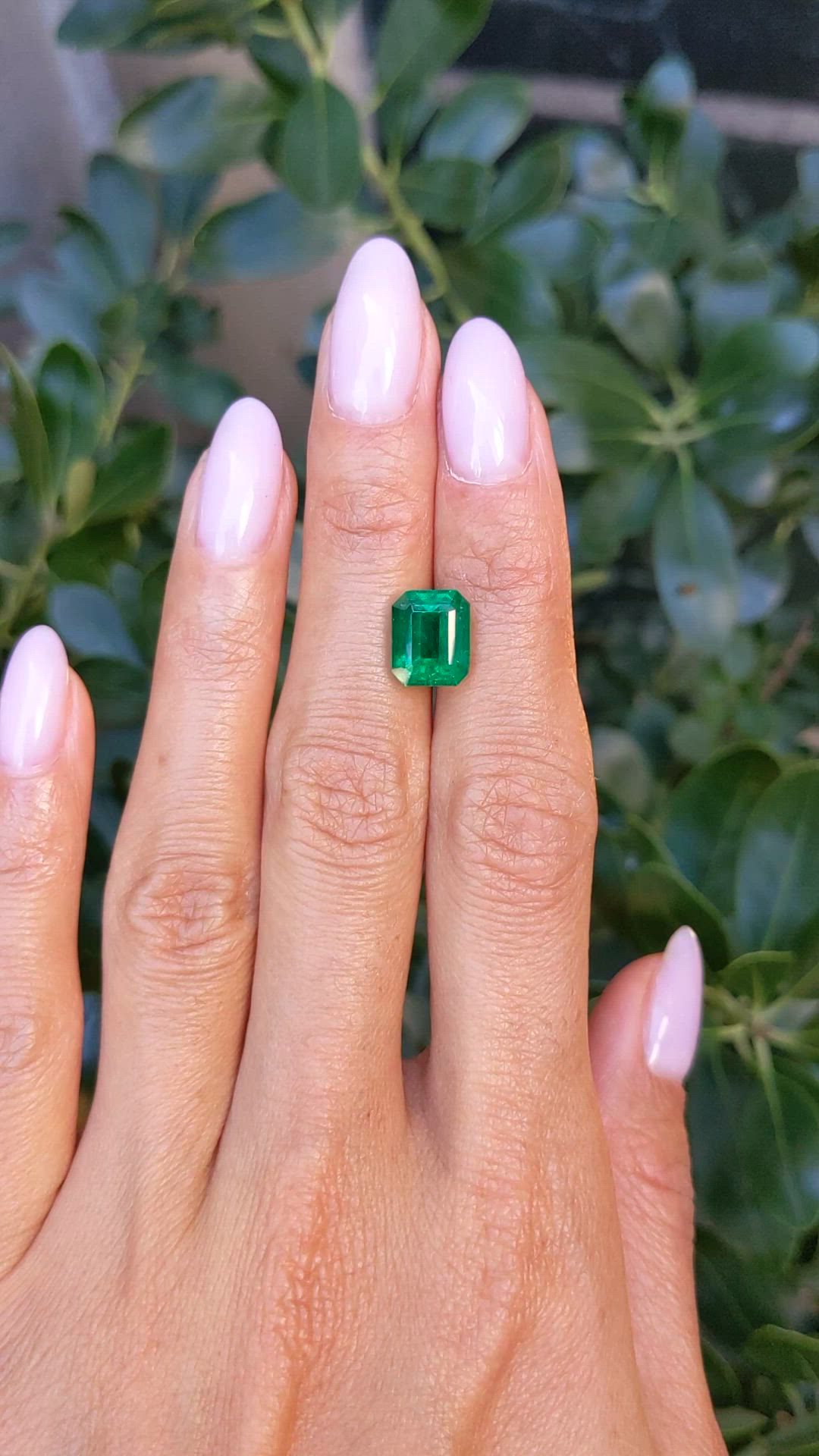 3.75 Ct. Emerald from Zambia Size Video