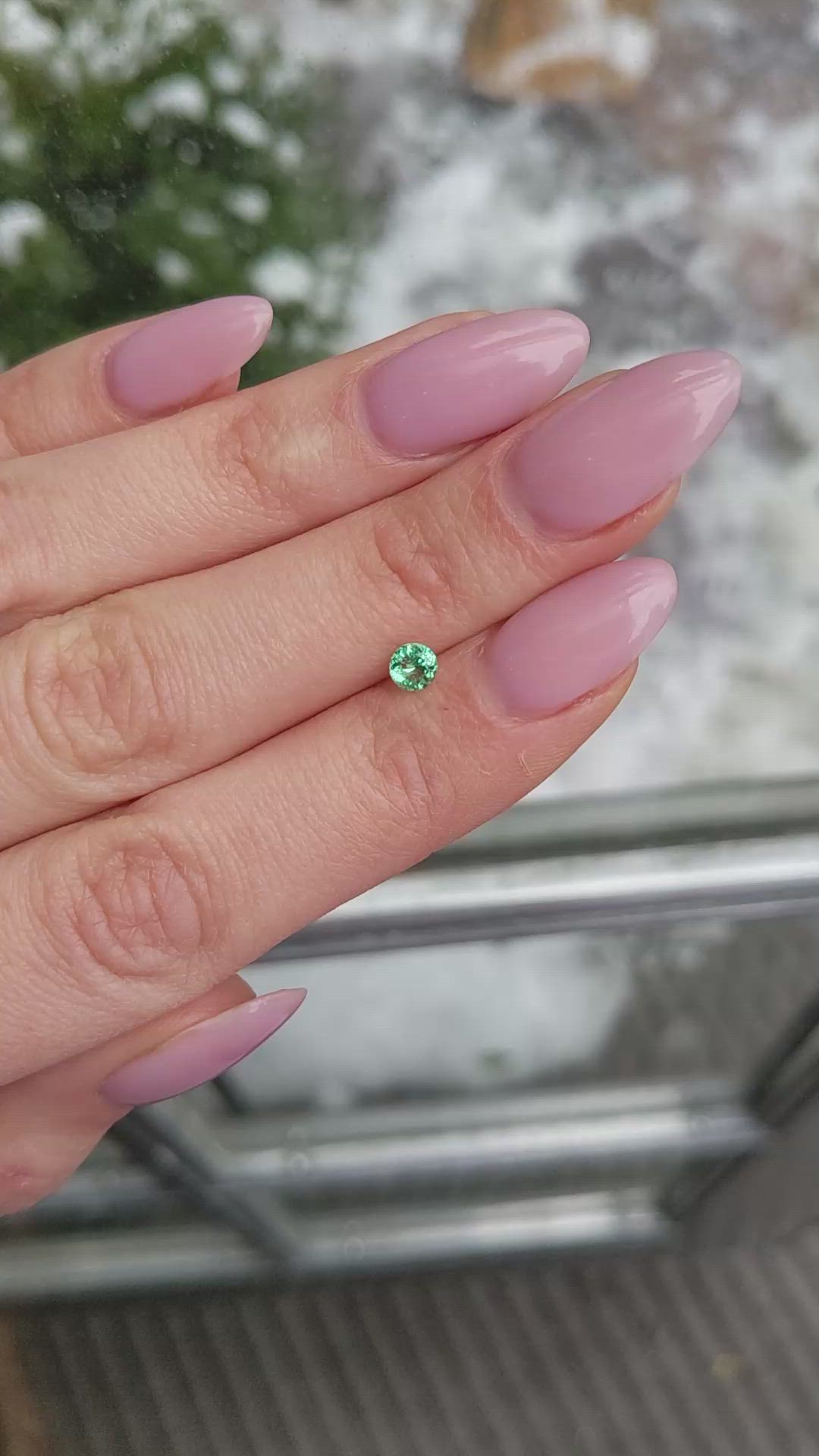0.26 Ct. Emerald from Russia Size Video