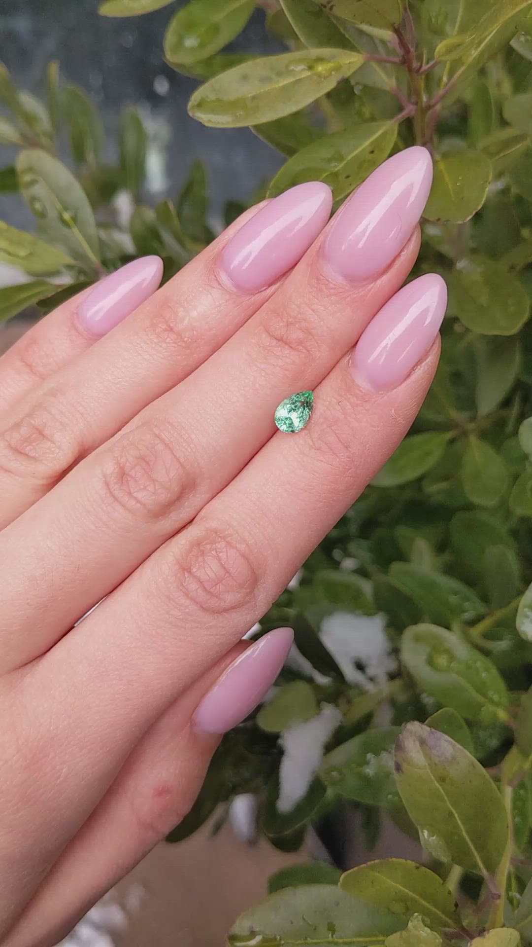 0.68 Ct. Emerald from Russia Size Video