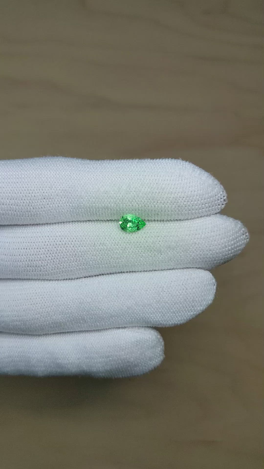0.68 Ct. Emerald from Russia Size Video