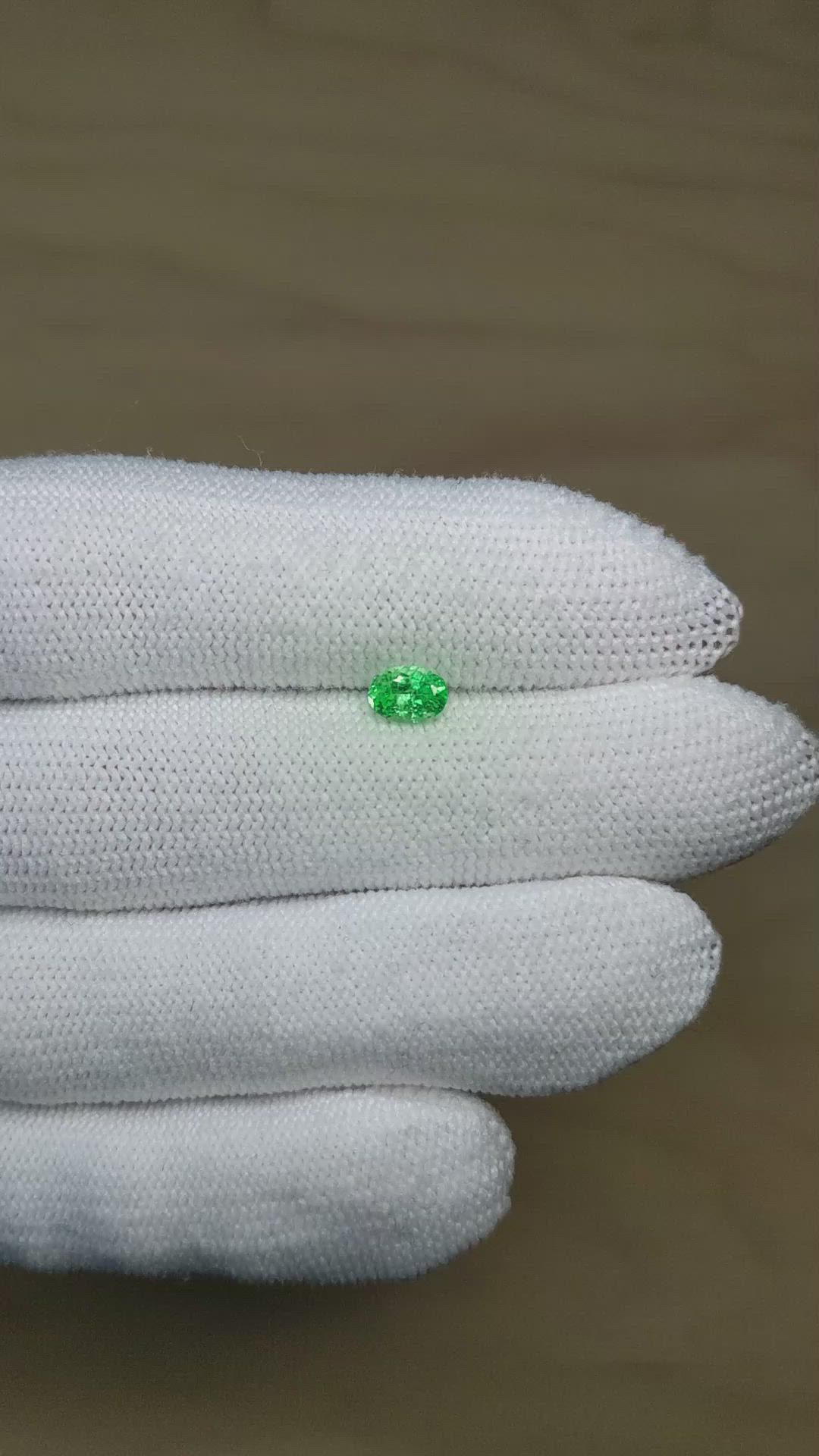 0.50 Ct. Emerald from Russia Size Video