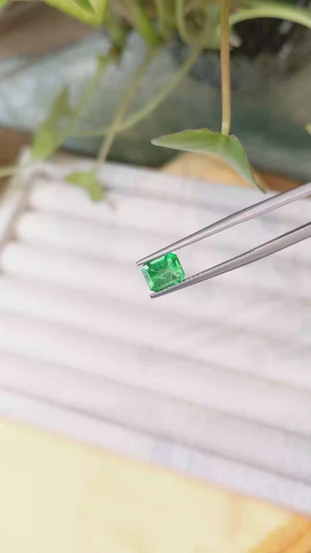 1.02 Ct. Emerald from Afghanistan Size Video
