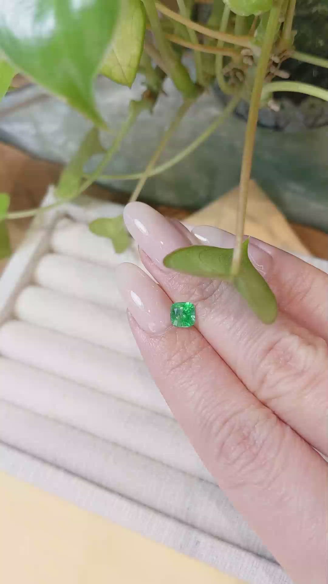 0.72 Ct. Emerald from Afghanistan Size Video