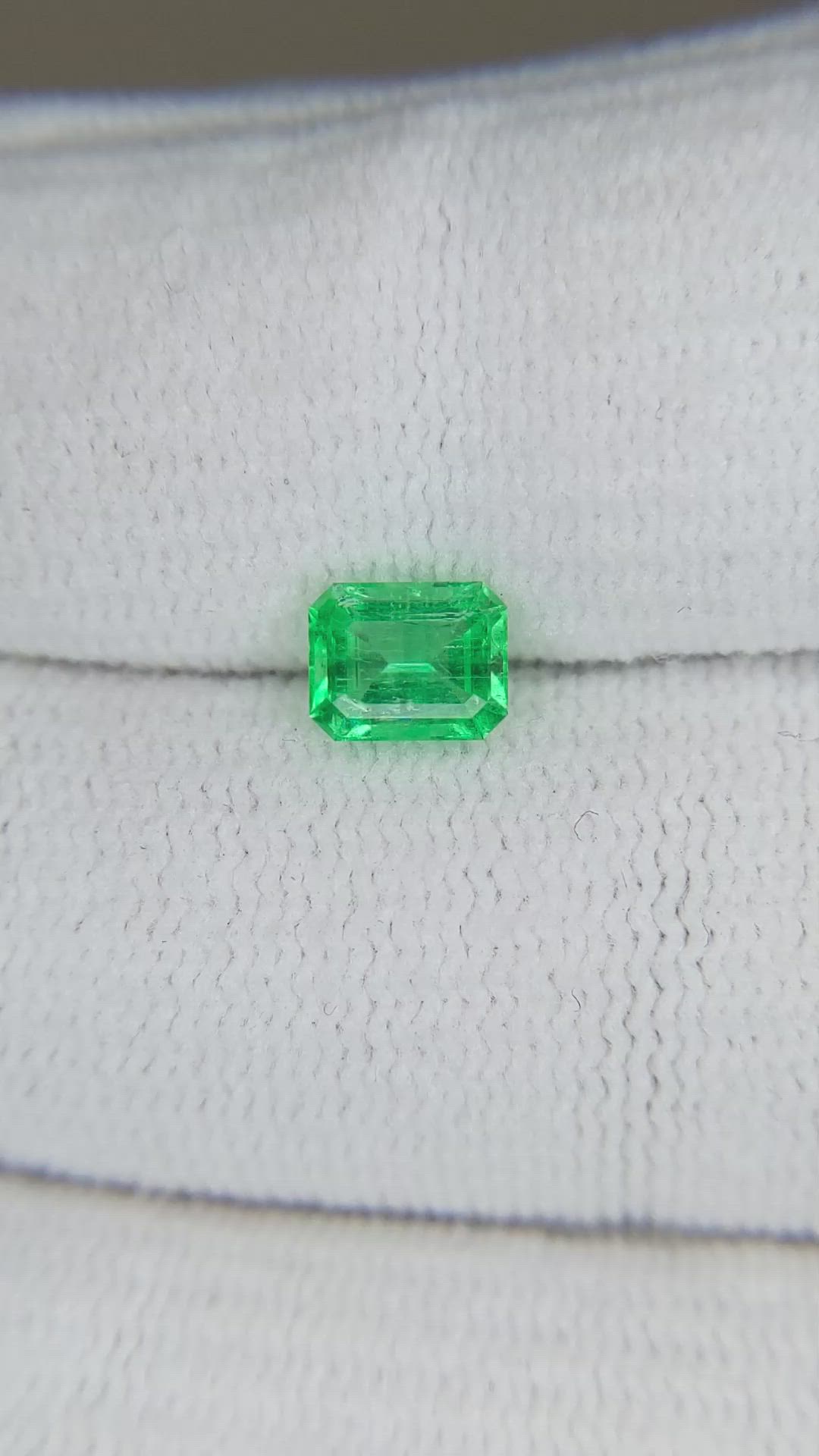 0.68 Ct. Emerald from Afghanistan Size Video