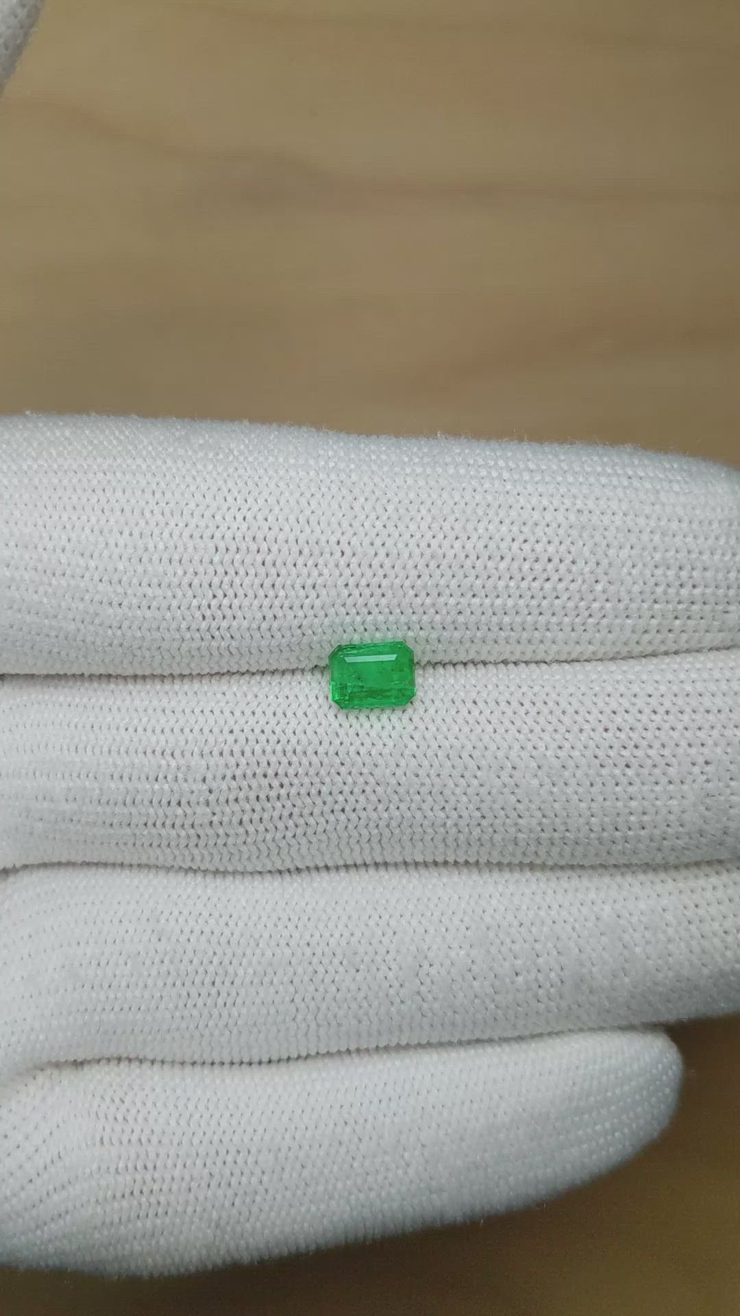 1.13 Ct. Emerald from Afghanistan Size Video