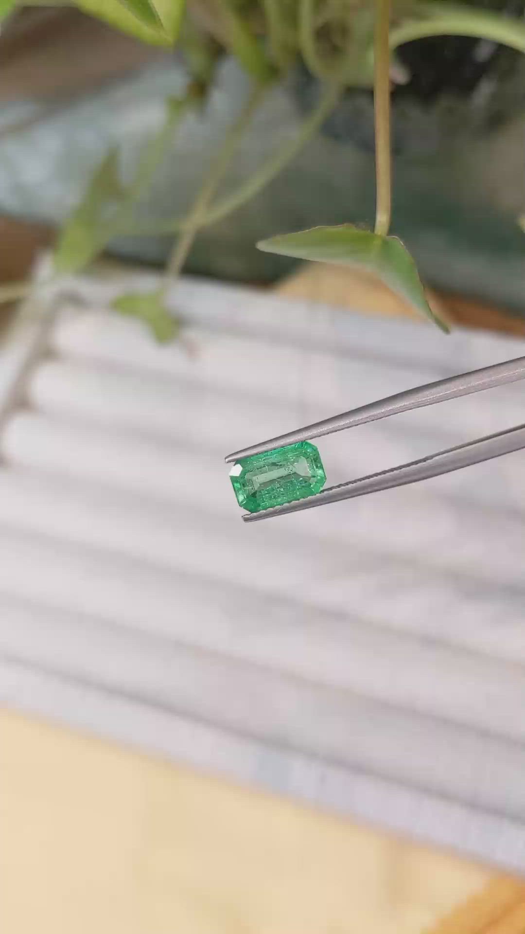 1.53 Ct. Emerald from Afghanistan Size Video