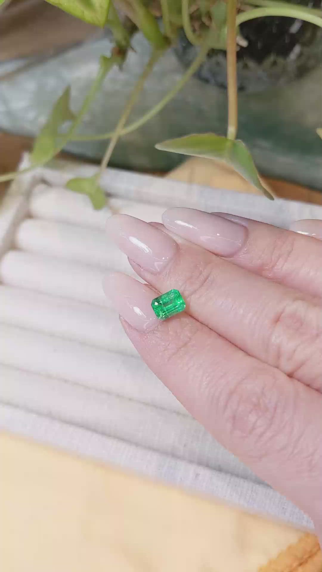 1.18 Ct. Emerald from Afghanistan Size Video