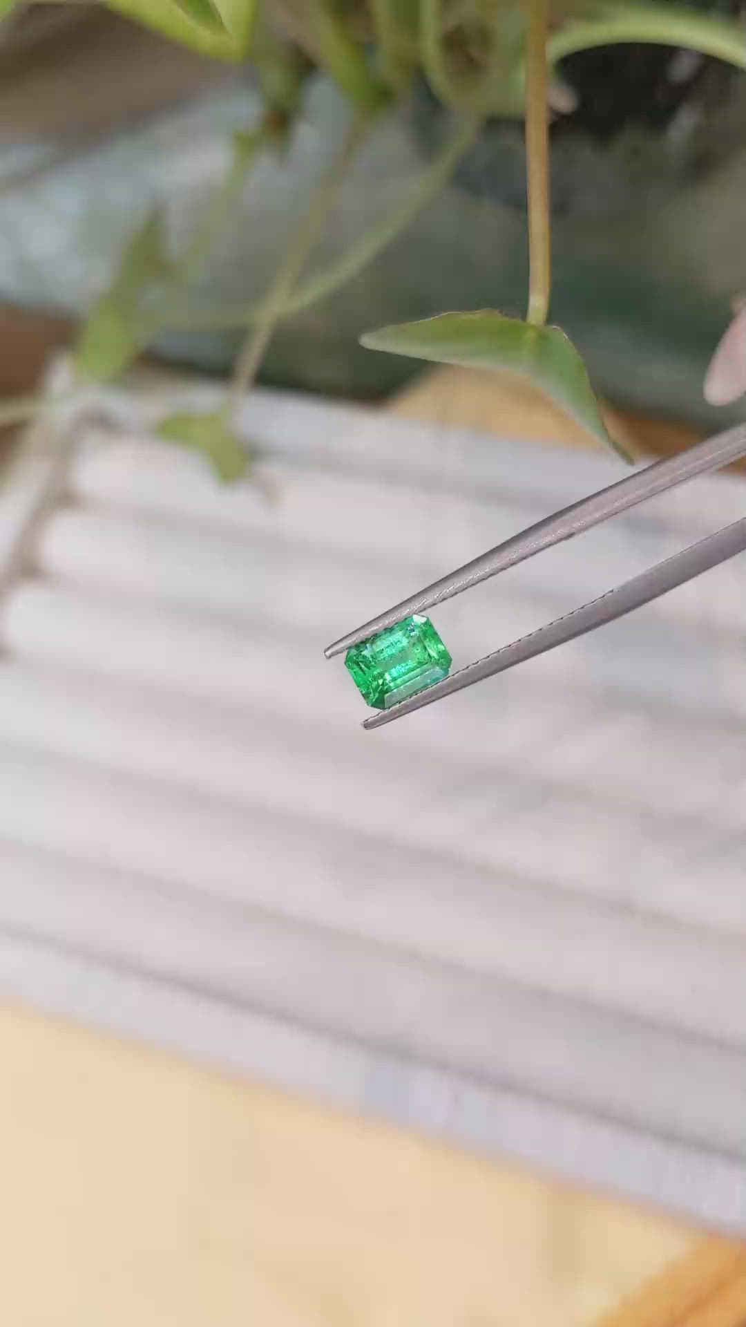 1.18 Ct. Emerald from Afghanistan Size Video