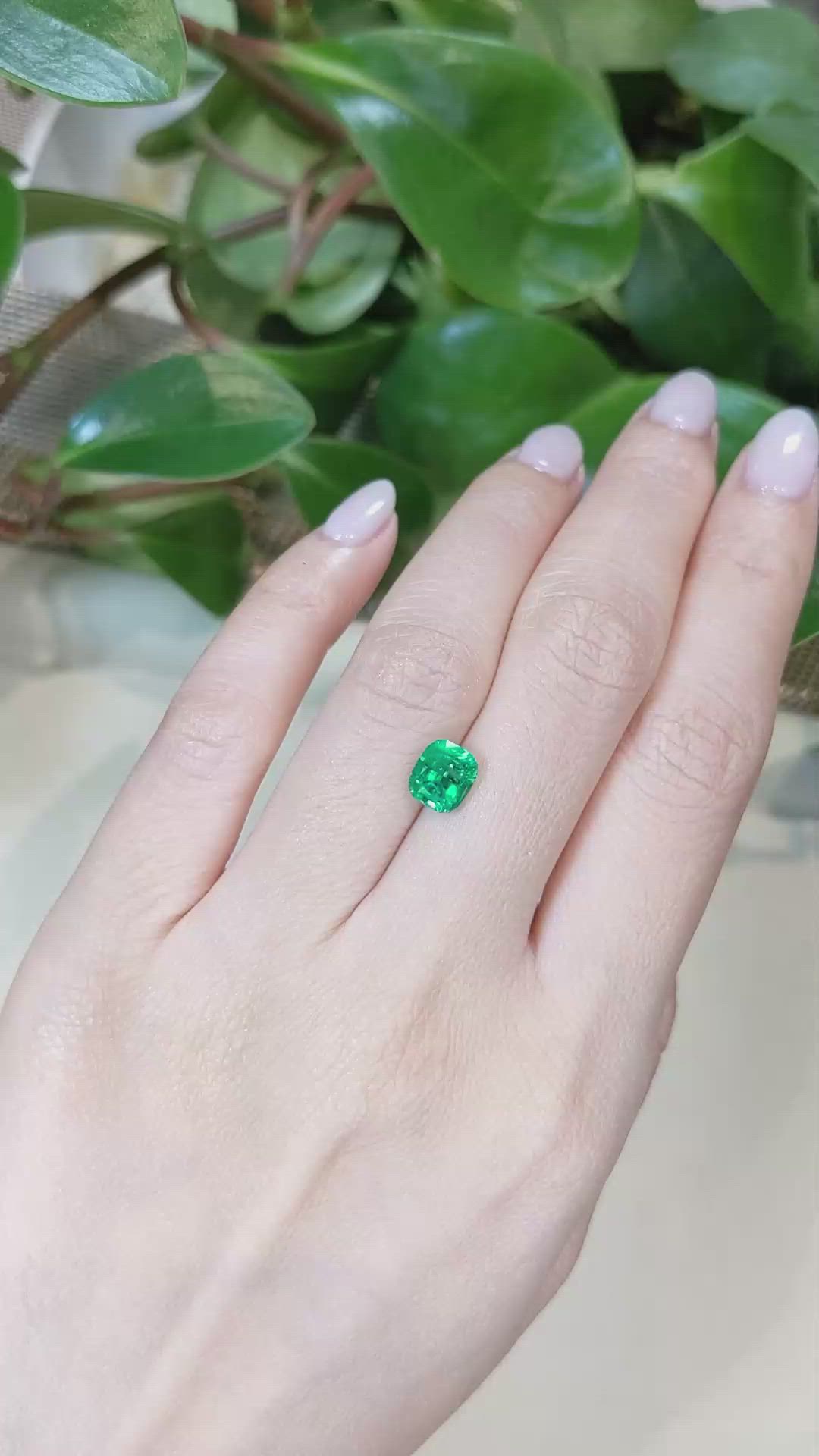 1.52 Ct. Emerald from Afghanistan Size Video