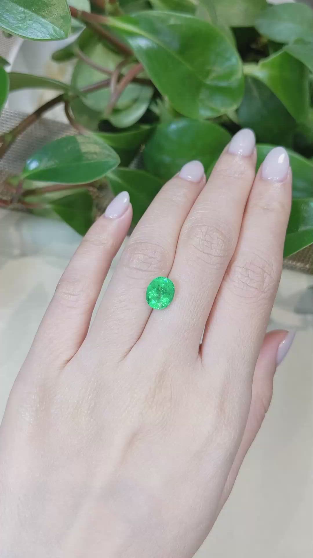 2.69 Ct. Emerald from Afghanistan Size Video