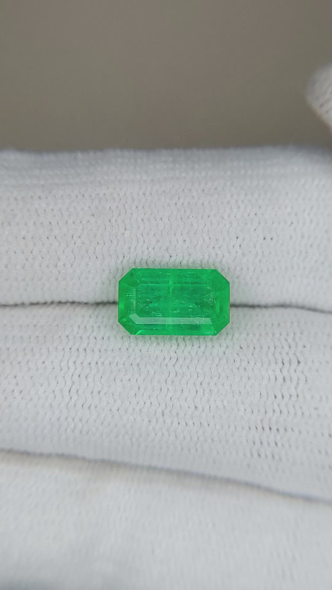 1.99 Ct. Emerald from Afghanistan Size Video