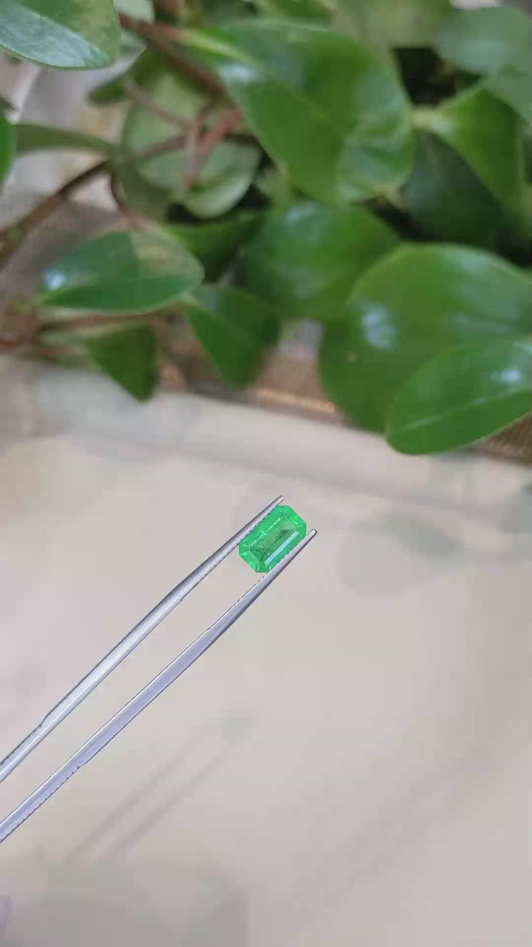 1.99 Ct. Emerald from Afghanistan Size Video