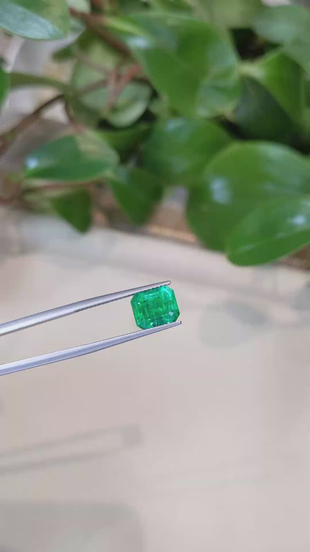3.68 Ct. Emerald from Afghanistan Size Video