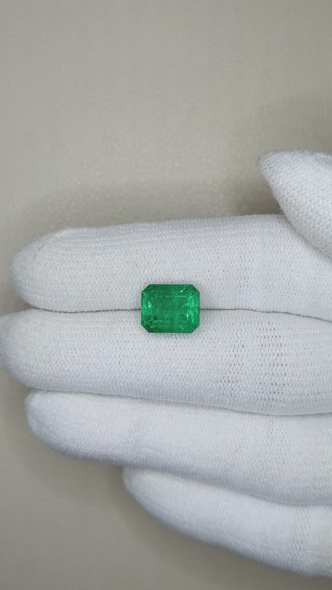 3.68 Ct. Emerald from Afghanistan Size Video