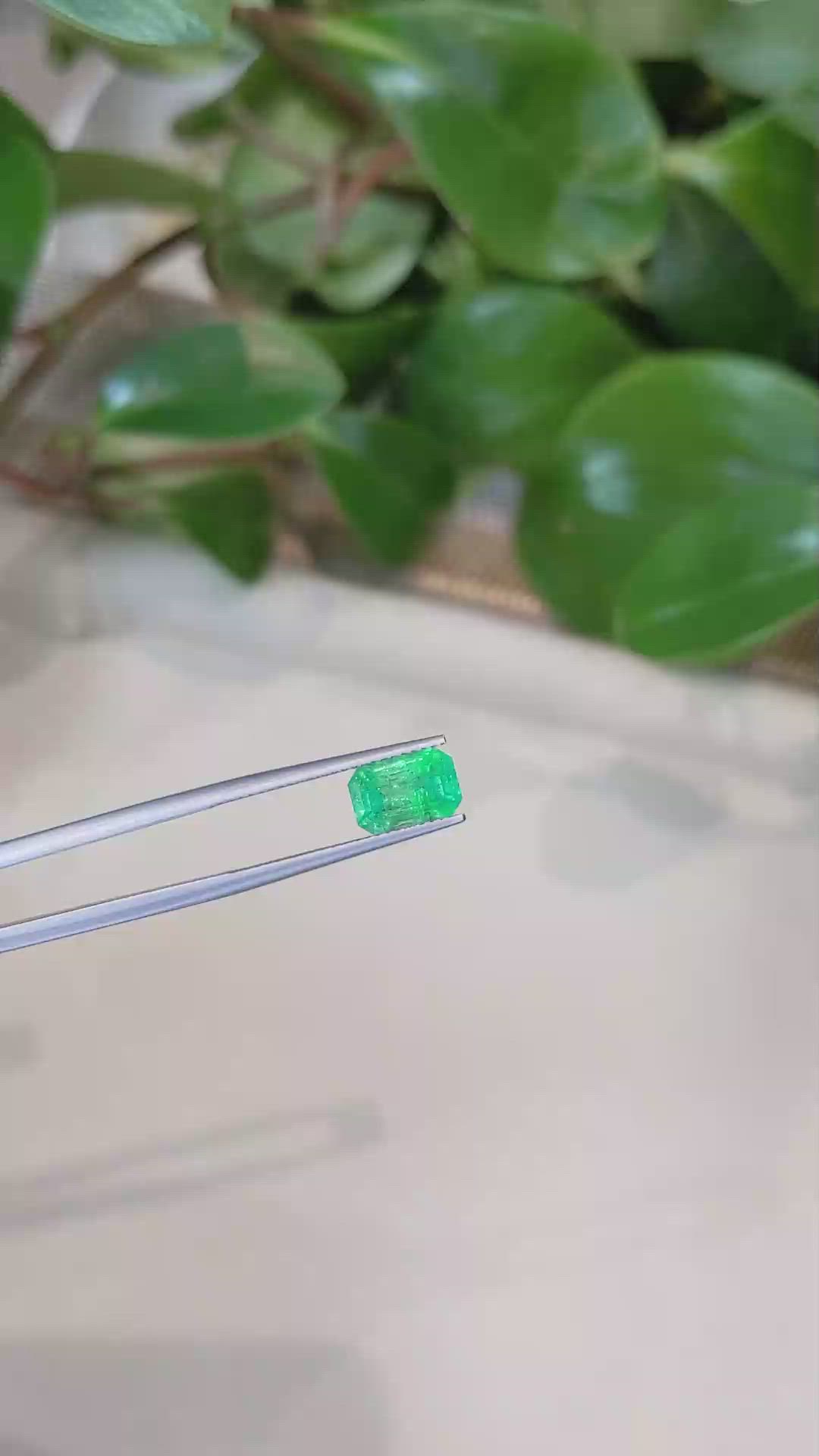 2.11 Ct. Emerald from Afghanistan Size Video