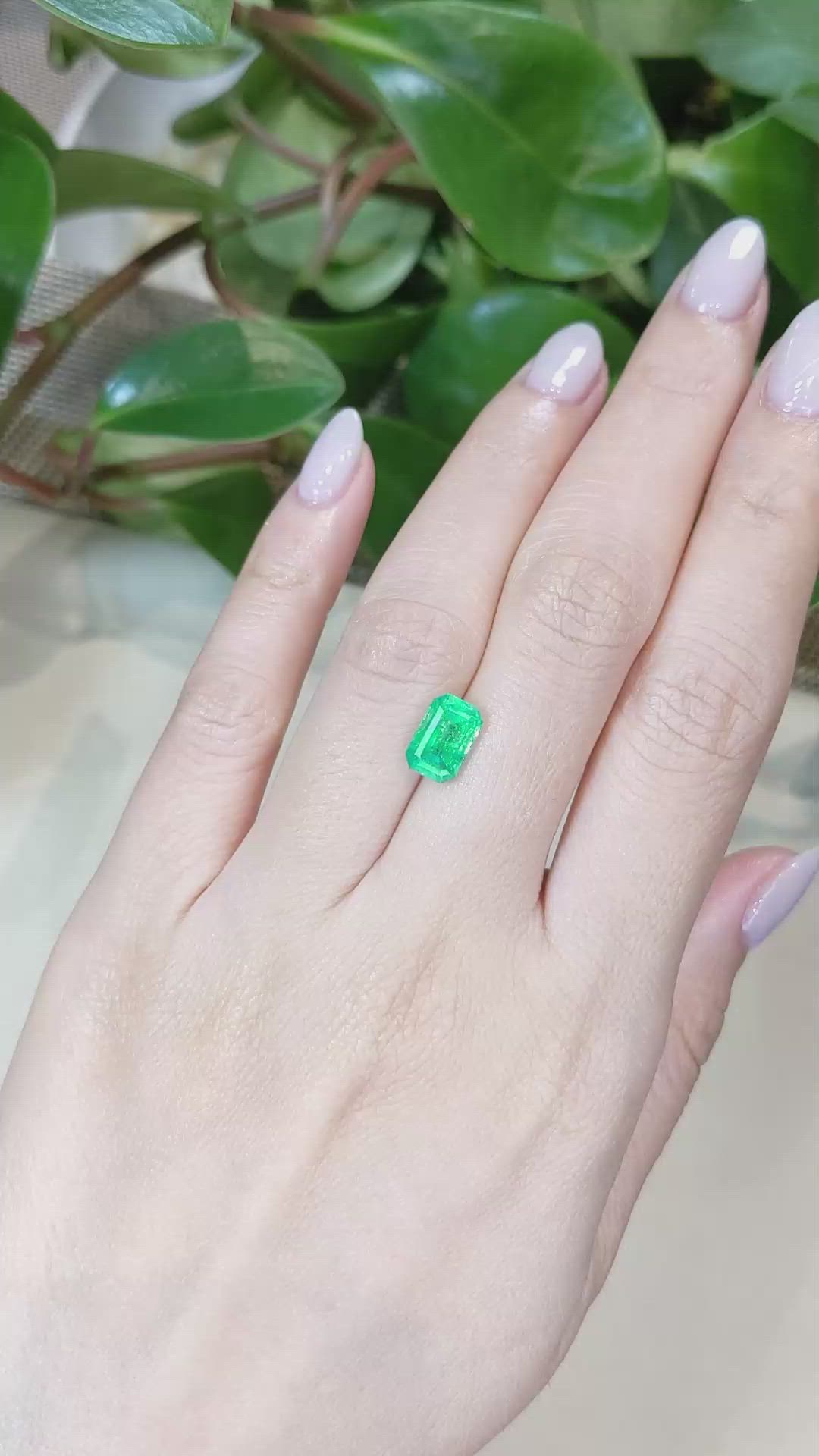 2.11 Ct. Emerald from Afghanistan Size Video