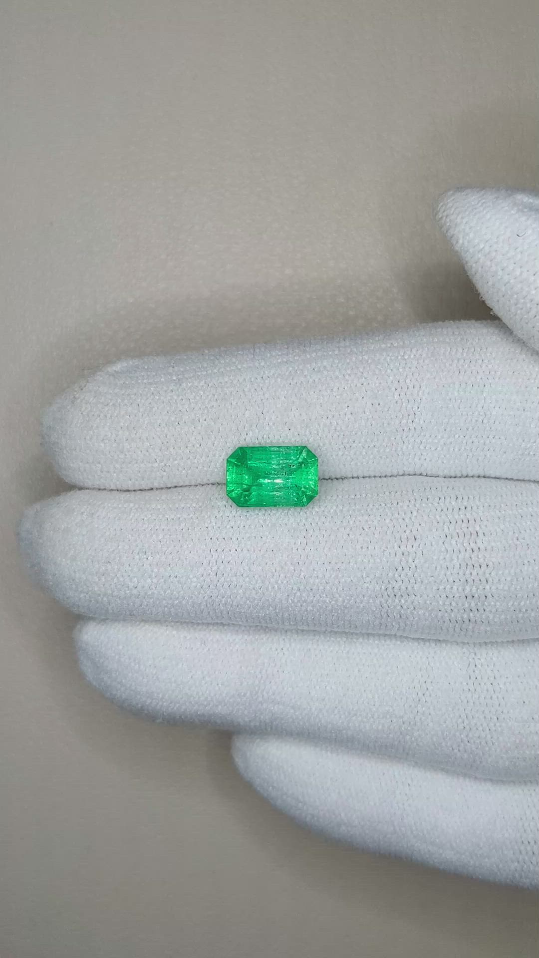 2.11 Ct. Emerald from Afghanistan Size Video