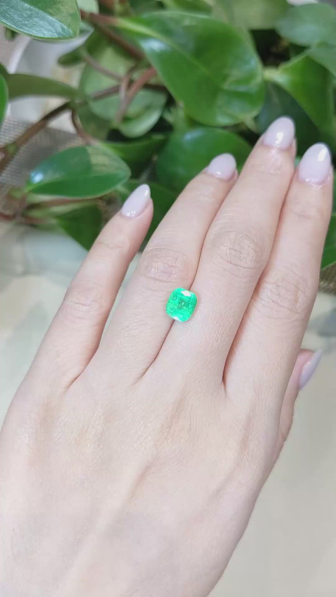 2.09 Ct. Emerald from Afghanistan Size Video