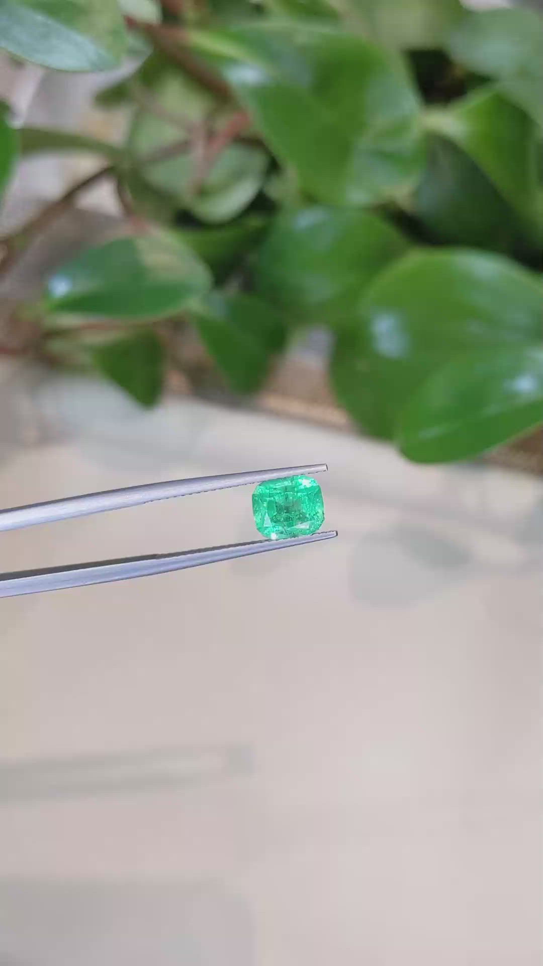 2.09 Ct. Emerald from Afghanistan Size Video
