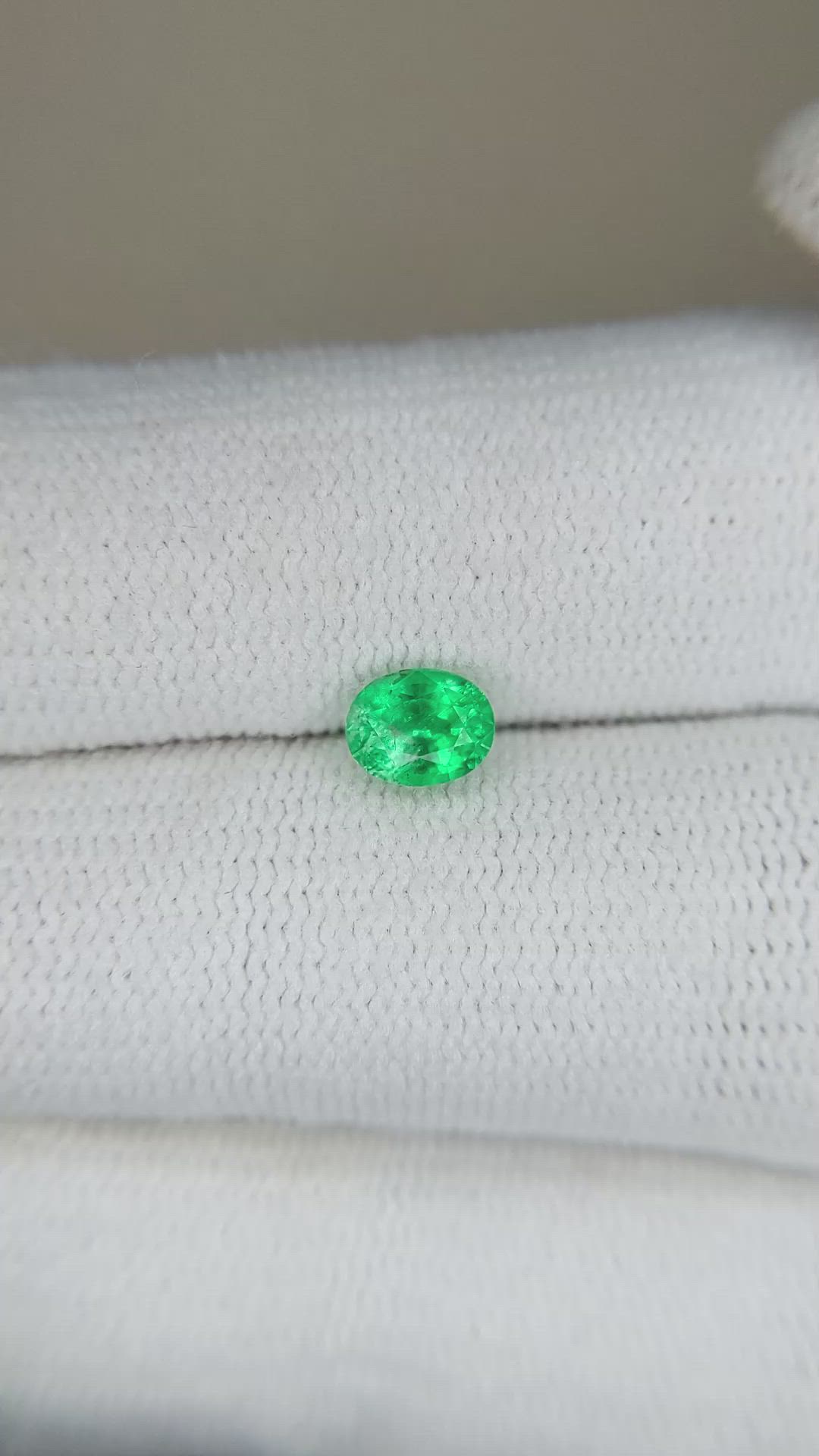 0.48 Ct. Emerald from Afghanistan Size Video