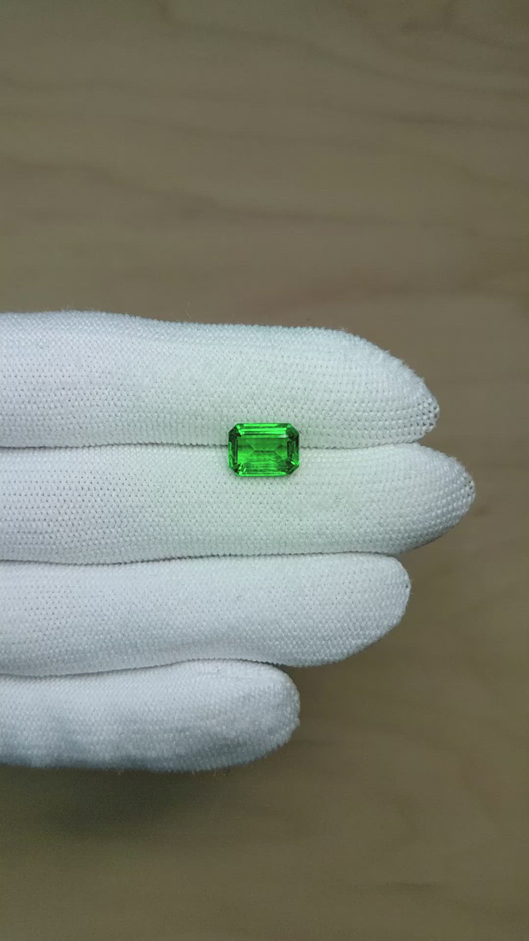 2.42 Ct. Emerald from Zambia Size Video