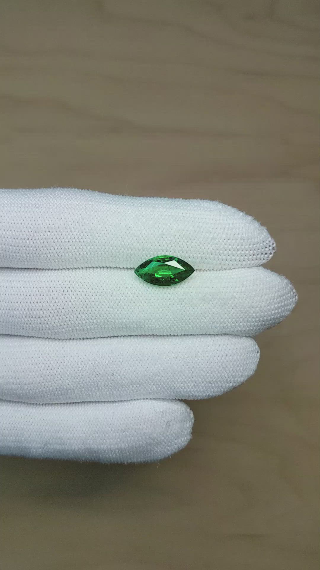 2.46 Ct. Emerald from Zambia Size Video