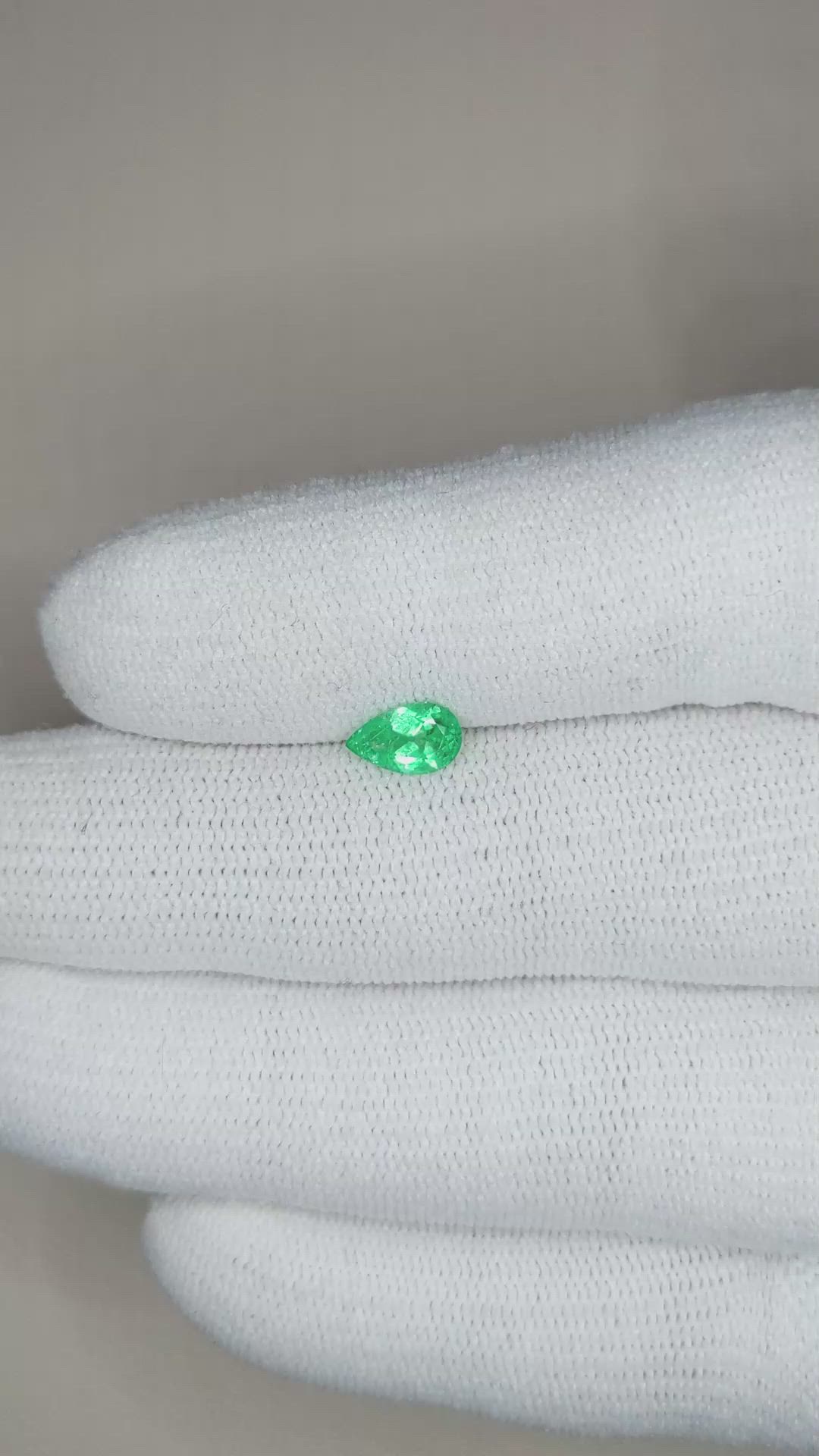 0.51 Ct. Emerald from Russia Size Video
