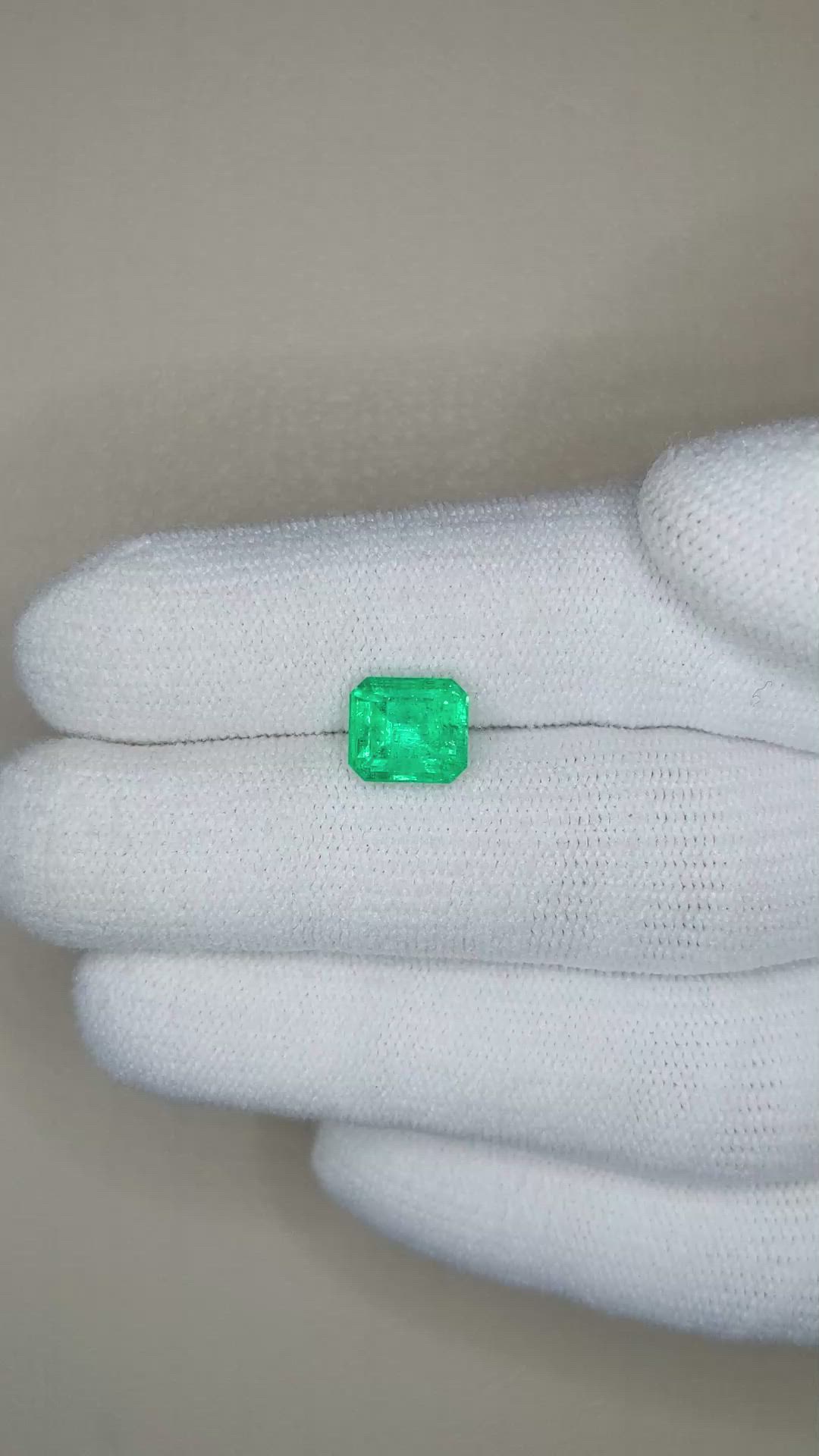 1.84 Ct. Emerald from Russia Size Video