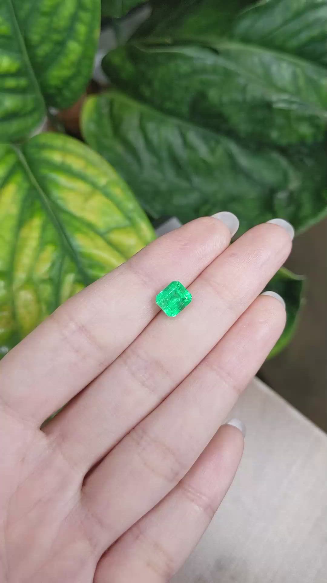 1.84 Ct. Emerald from Russia Size Video