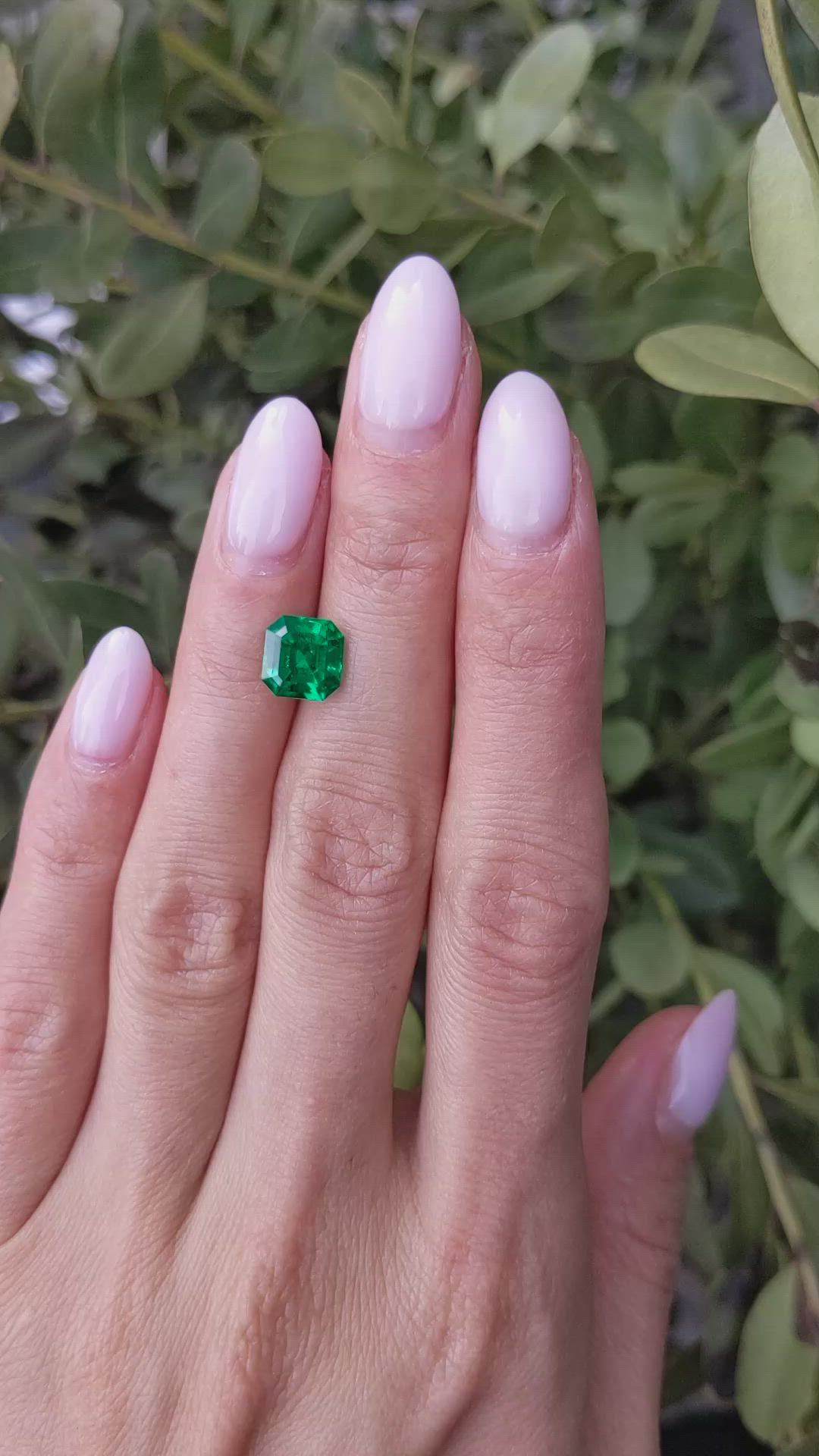 2.34 Ct. Emerald from Colombia Size Video