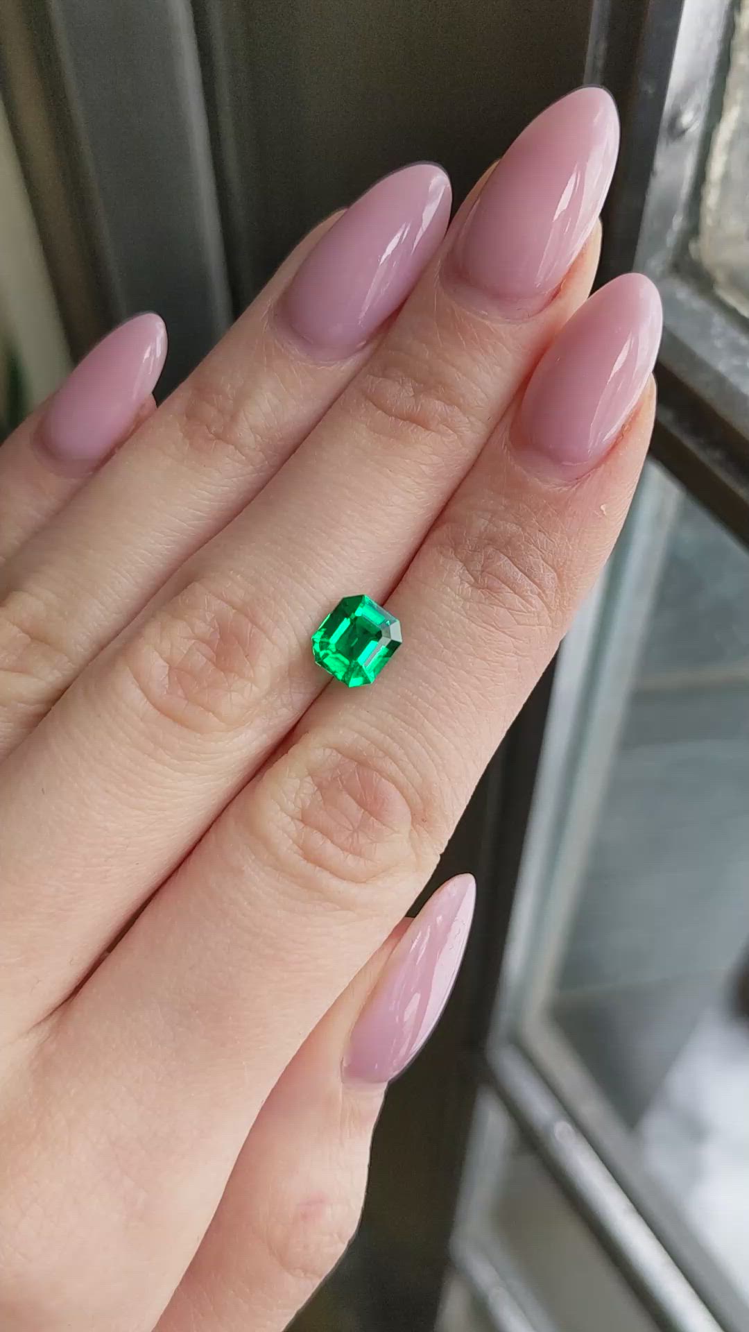 1.74 Ct. Emerald from Colombia Size Video