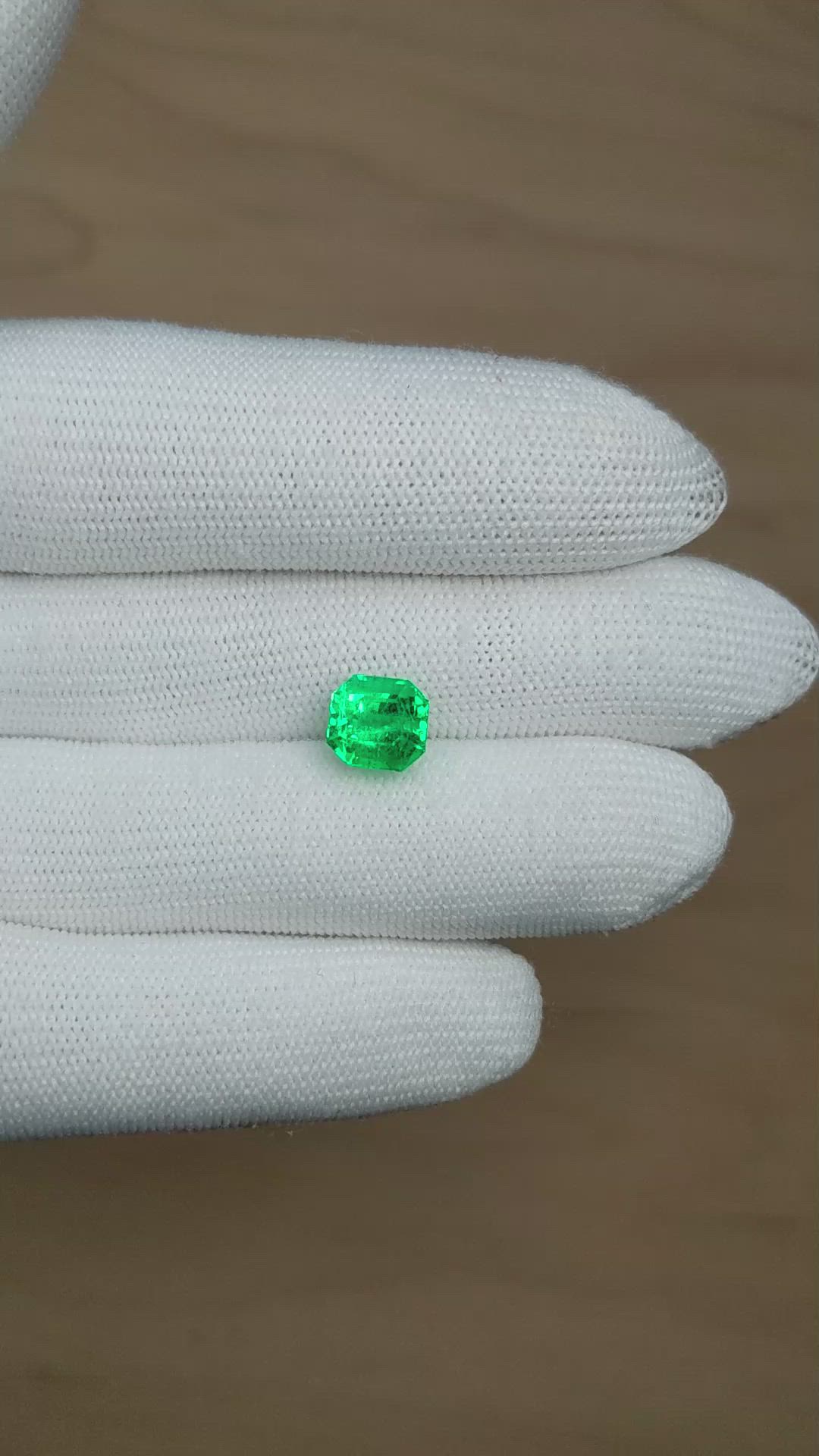 3.45 Ct. Emerald from Colombia Size Video