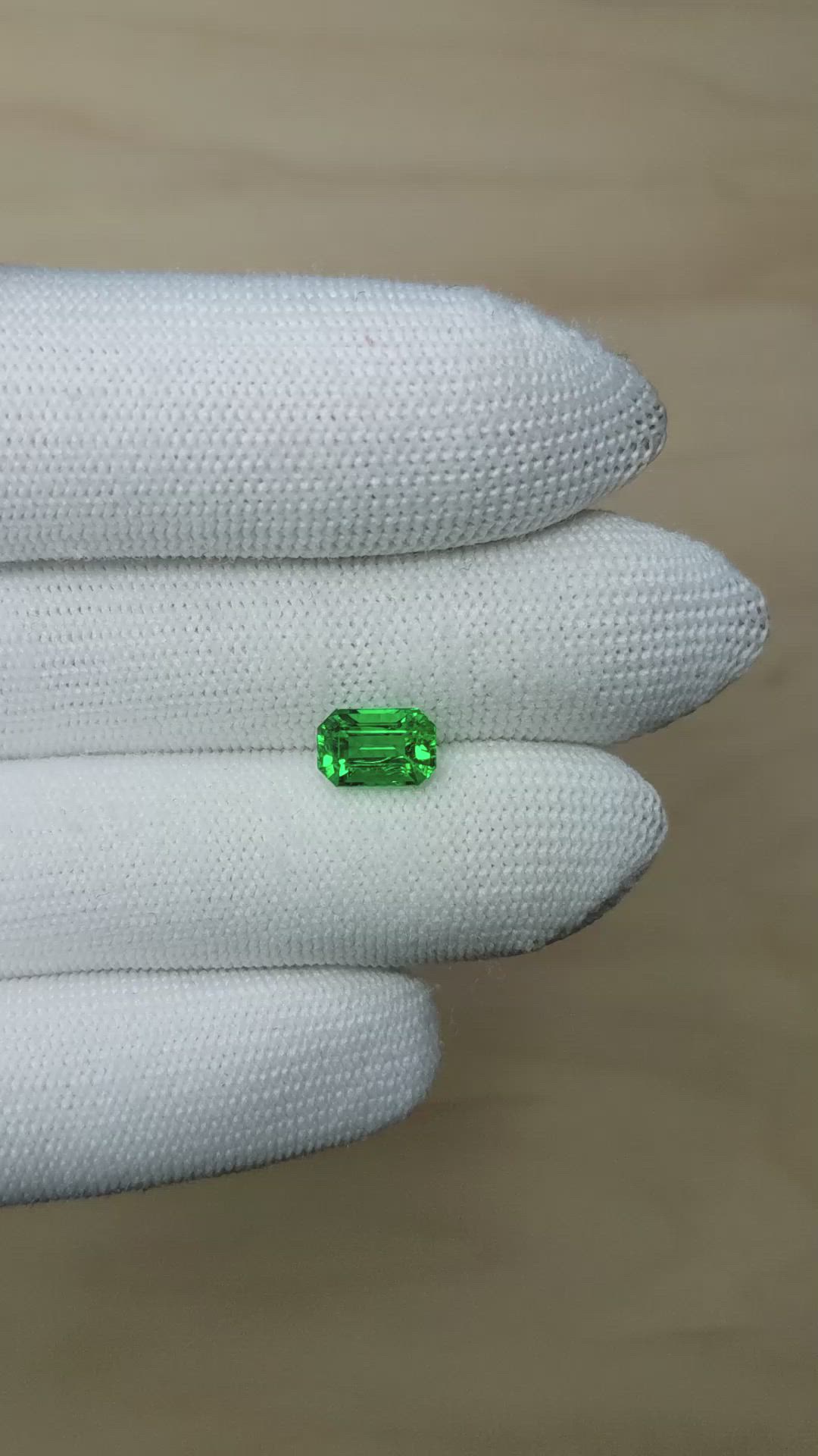1.63 Ct. Emerald from Zambia Size Video