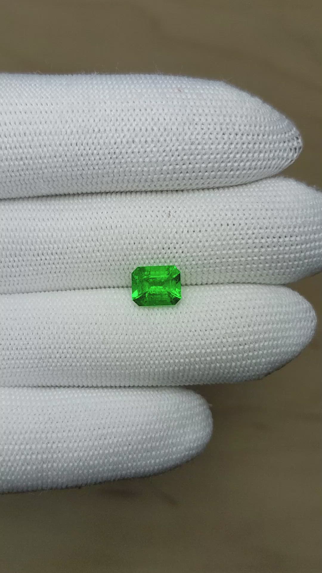1.65 Ct. Emerald from Colombia Size Video