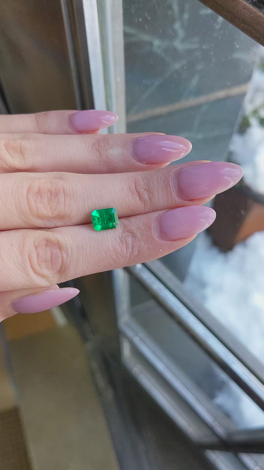 1.66 Ct. Emerald from Colombia Size Video