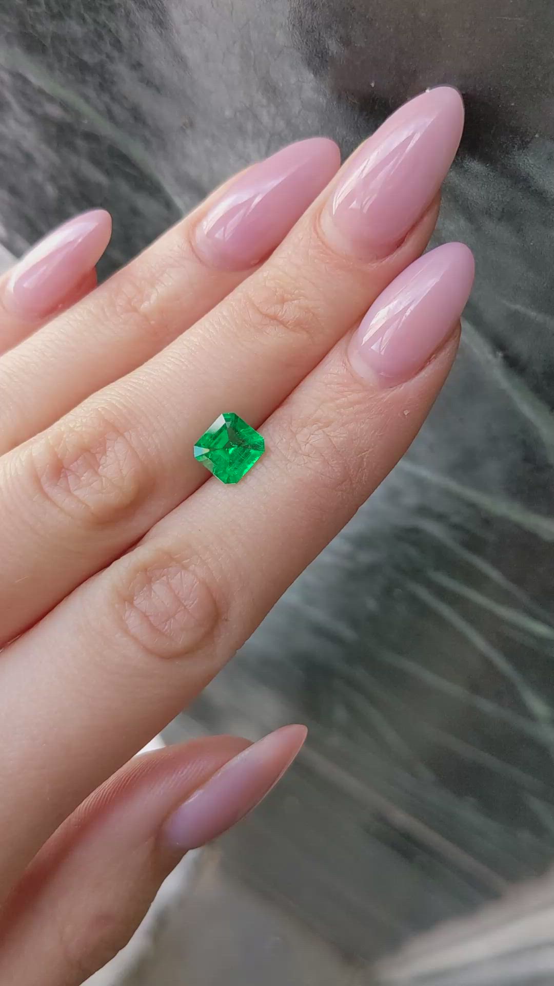 1.27 Ct. Emerald from Colombia Size Video