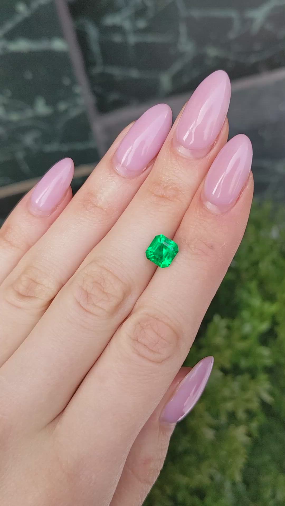 1.67 Ct. Emerald from Colombia Size Video