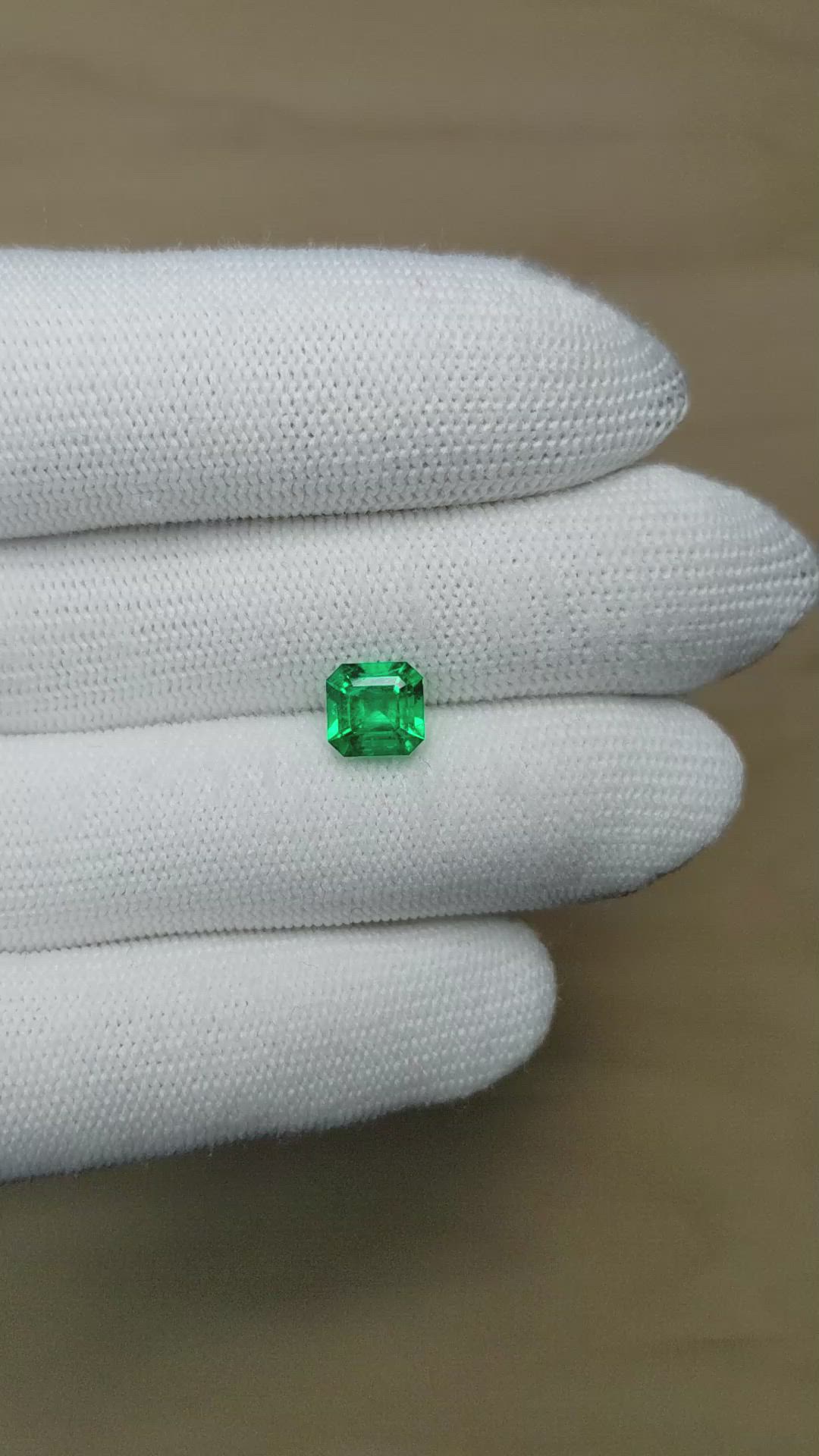 1.67 Ct. Emerald from Colombia Size Video