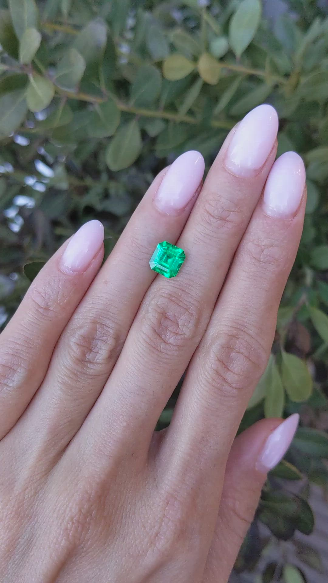 1.67 Ct. Emerald from Colombia Size Video