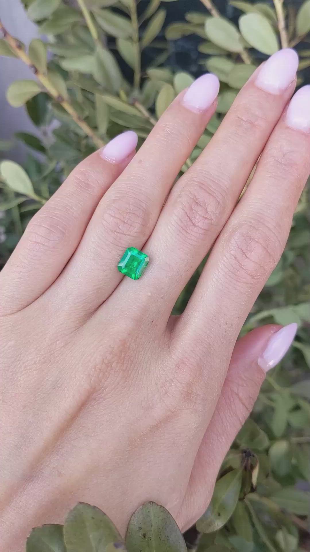 1.49 Ct. Emerald from Colombia Size Video